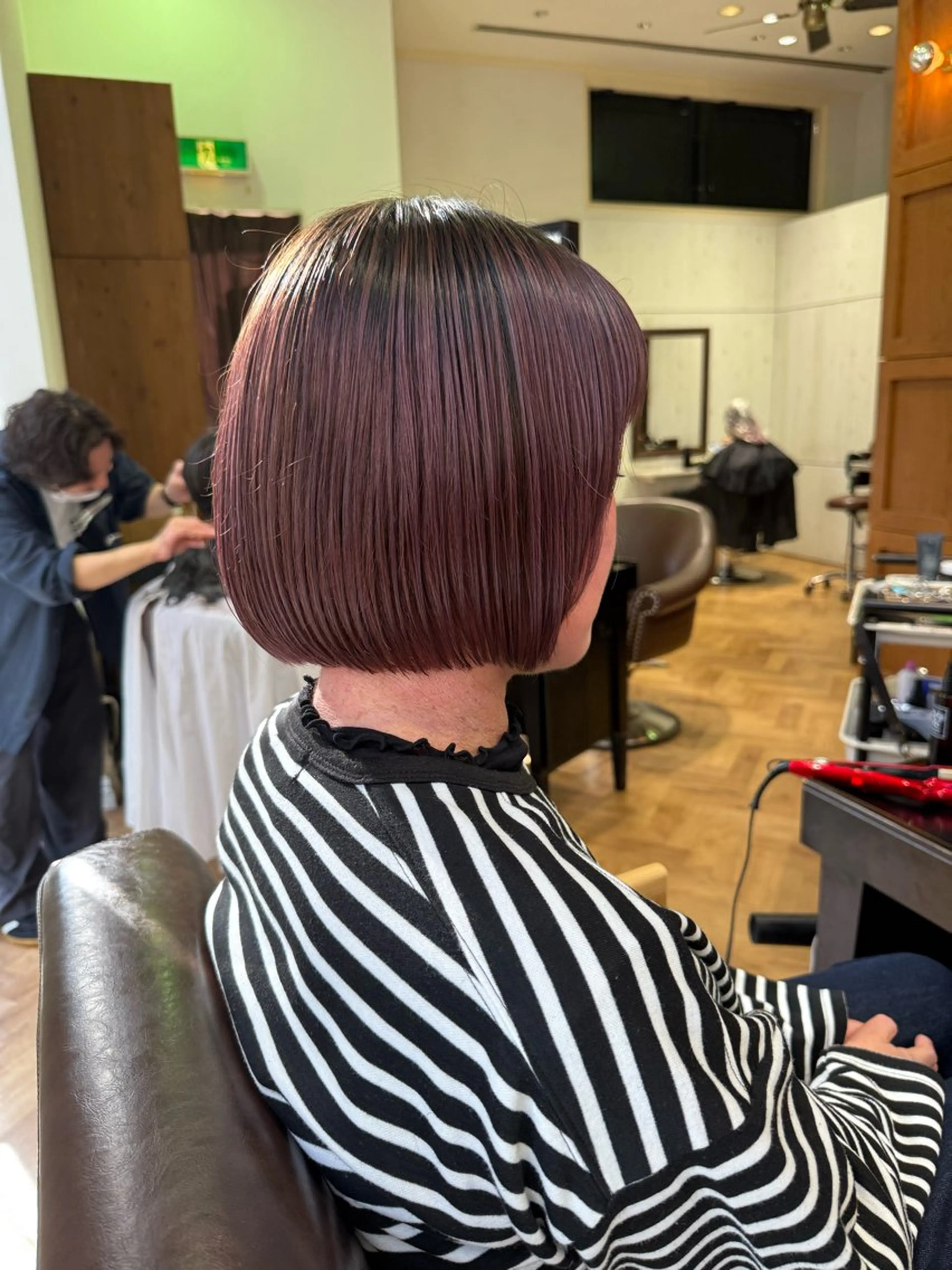 ショート ボブ 溝口 槙里也のヘアスタイル