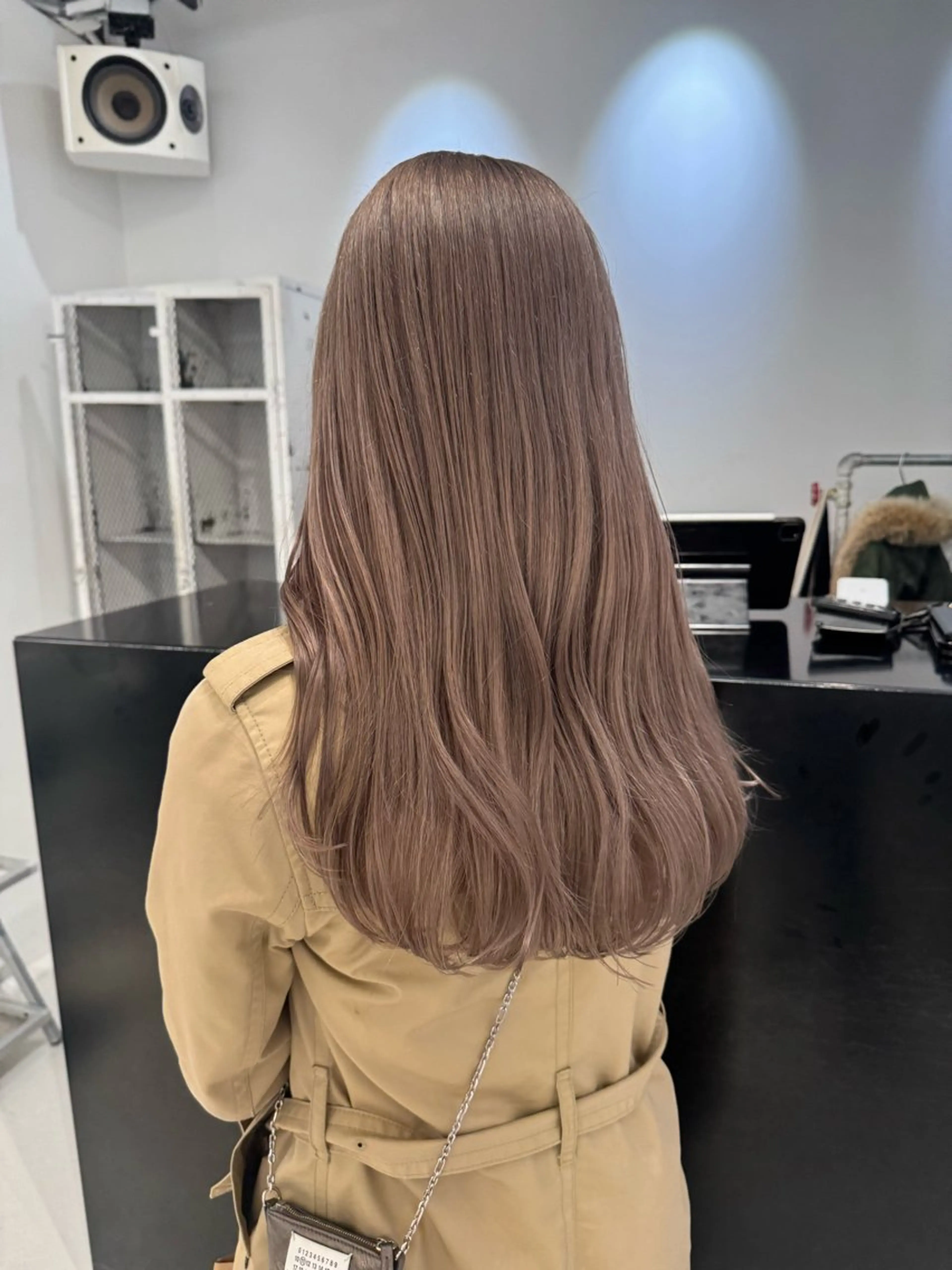 ロング カラー ヘアアレンジ ブリーチ グレージュ アイスグレージュ カット ヘアカラー トリートメント 艶ハイトーン/ヘア アレンジAYAKAのヘアスタイル