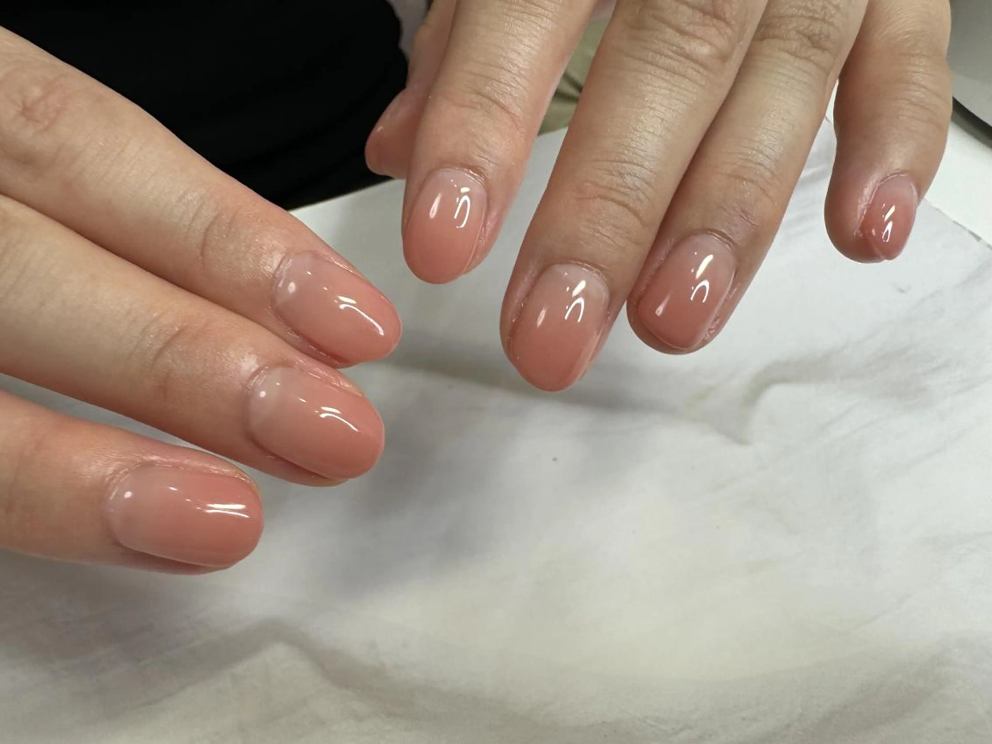 ネイル ジェルネイル パラジェル ハンドネイル Myu博多店 かえでのネイルデザイン