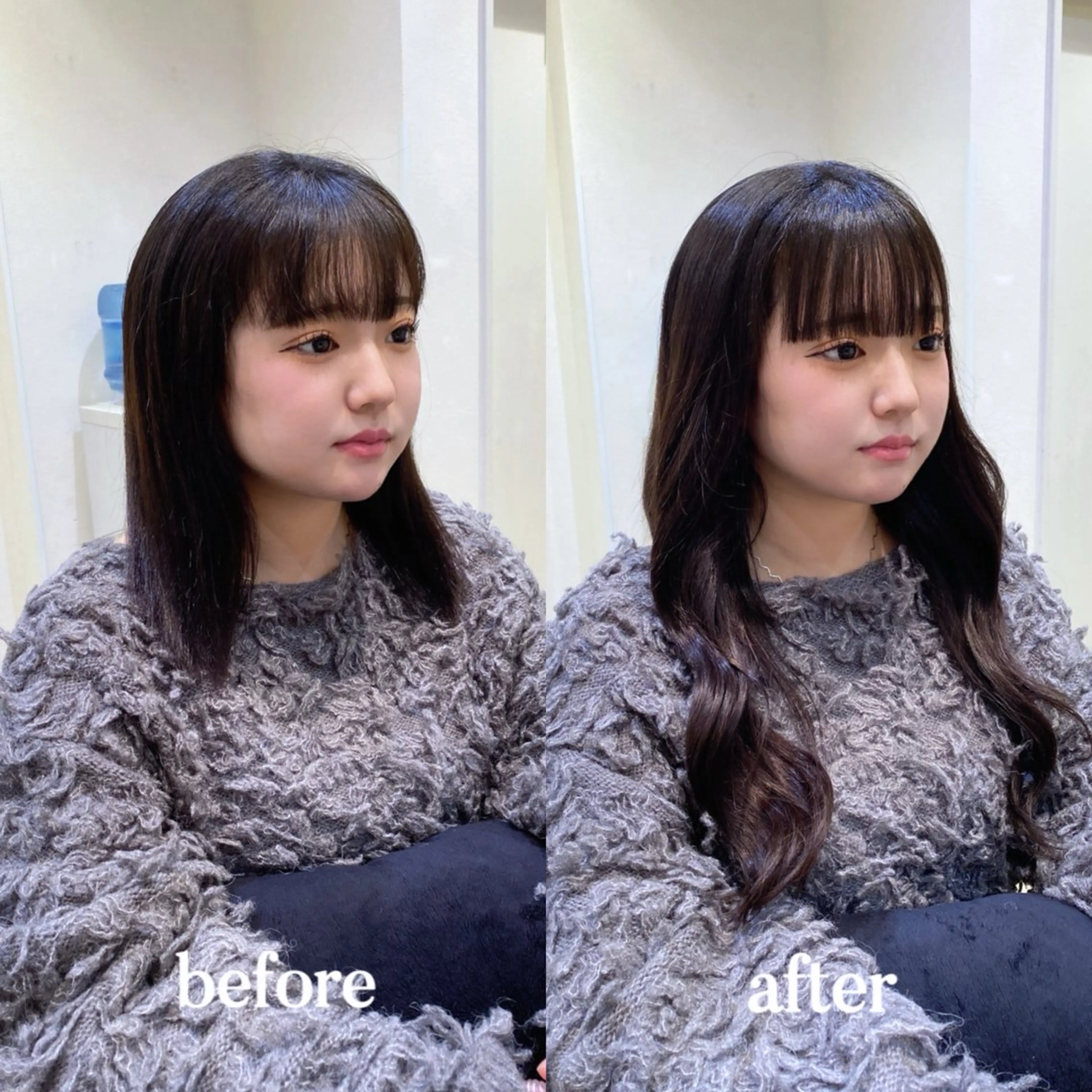 エクステ 𝐲𝐮𝐮𝐦𝐢 エクステ/ 艶カラーのヘアスタイル