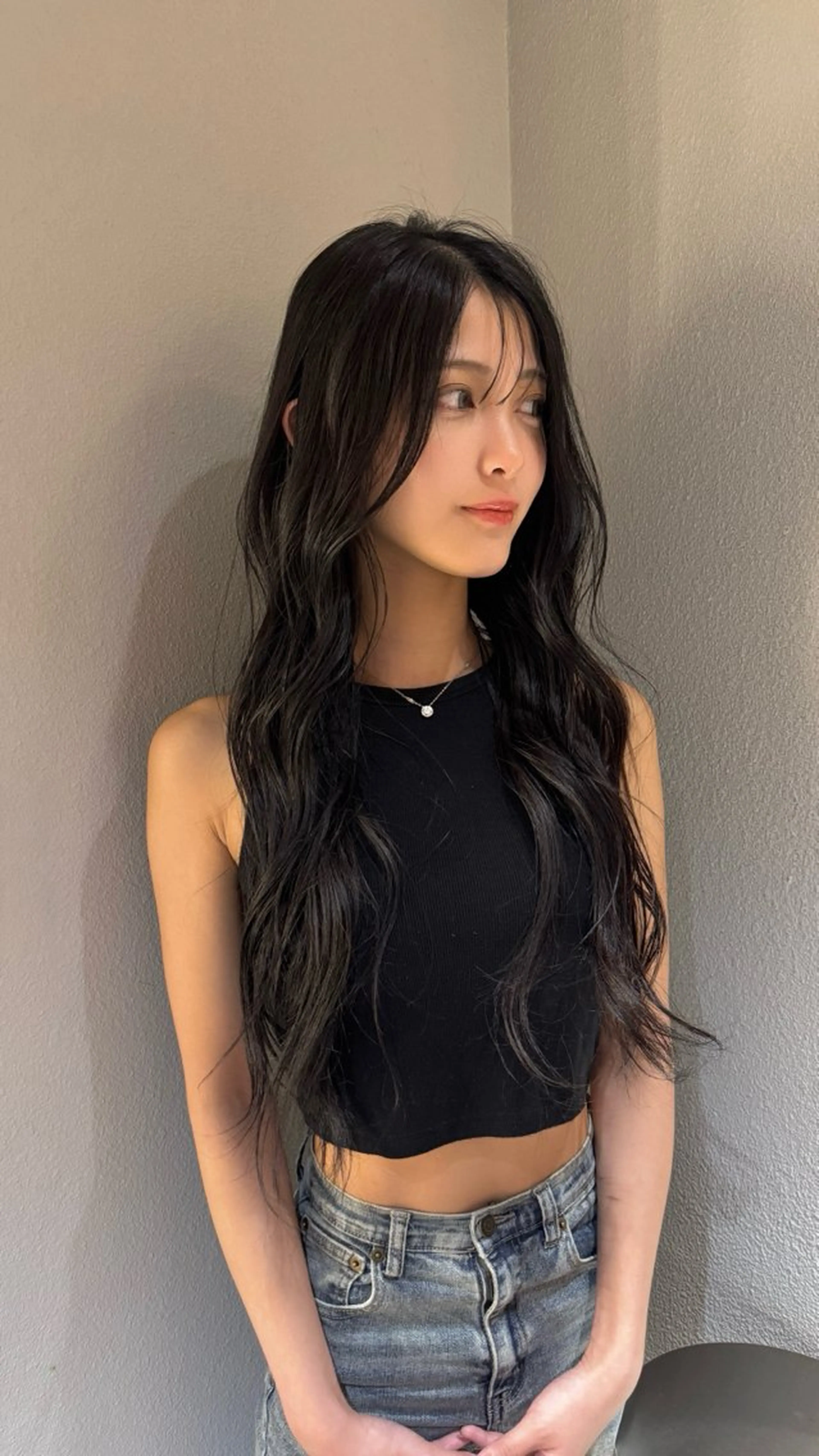 ロング カット ヘアカラー 【天満1艶髪】潤艶/ 髪質改善🌹釣本竜哉のヘアスタイル