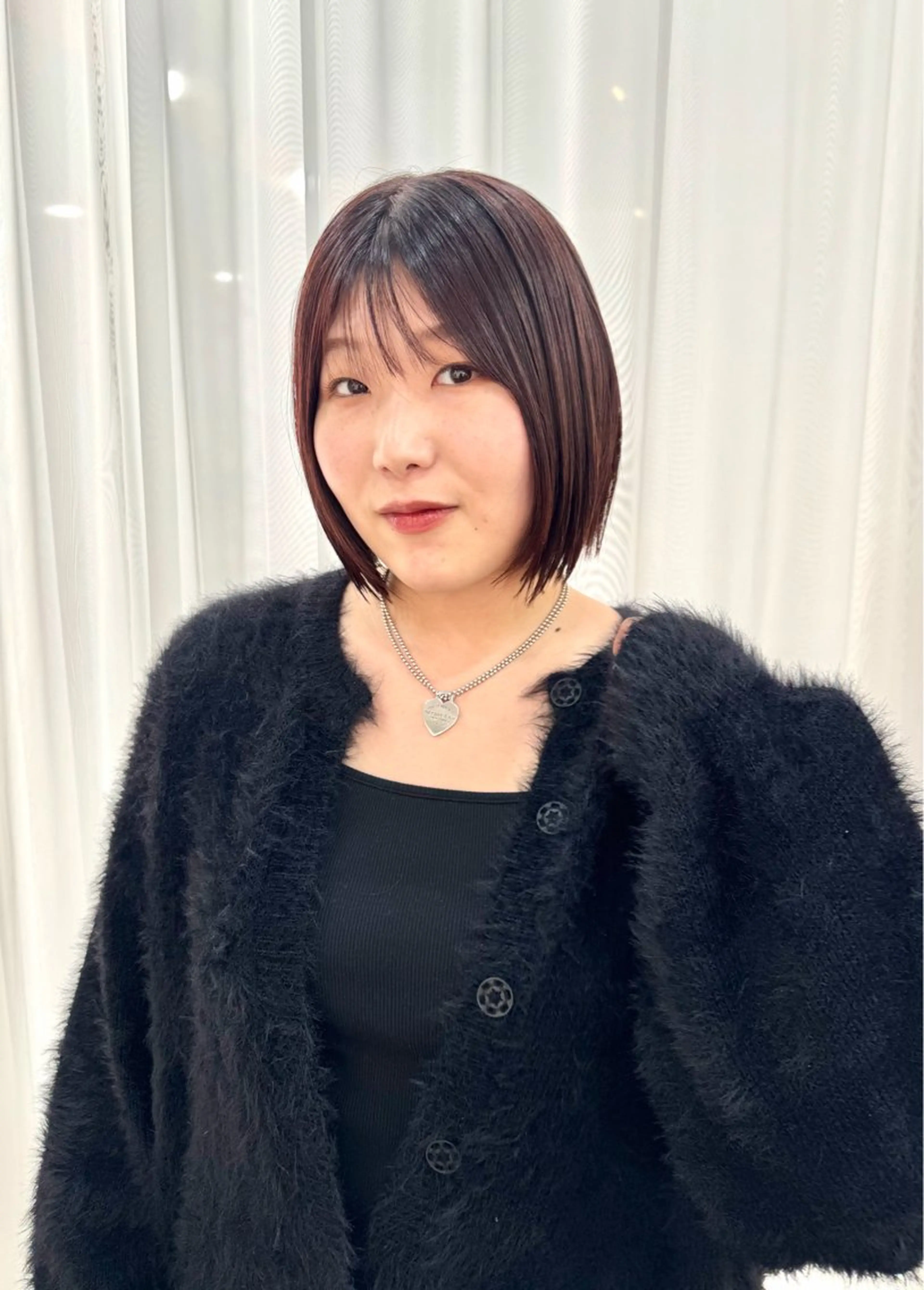 ショート カラー ブラウンカラー ボブ 髪質改善 志賀 あずみのヘアスタイル