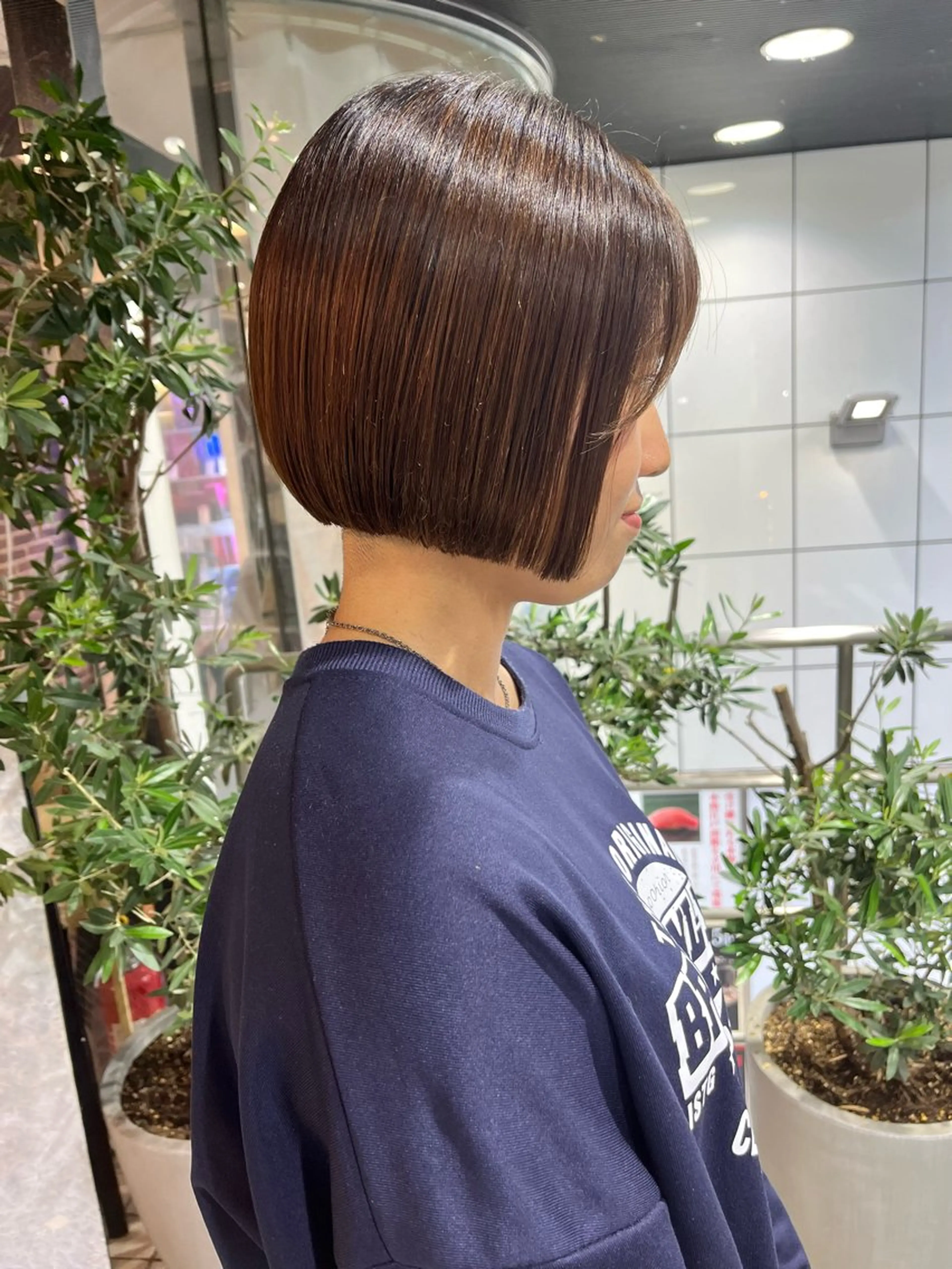 ショート ボブ 顔周りカット 髪質改善 ショートヘア カット トリートメント カットパーマ 🌀あさみのヘアスタイル