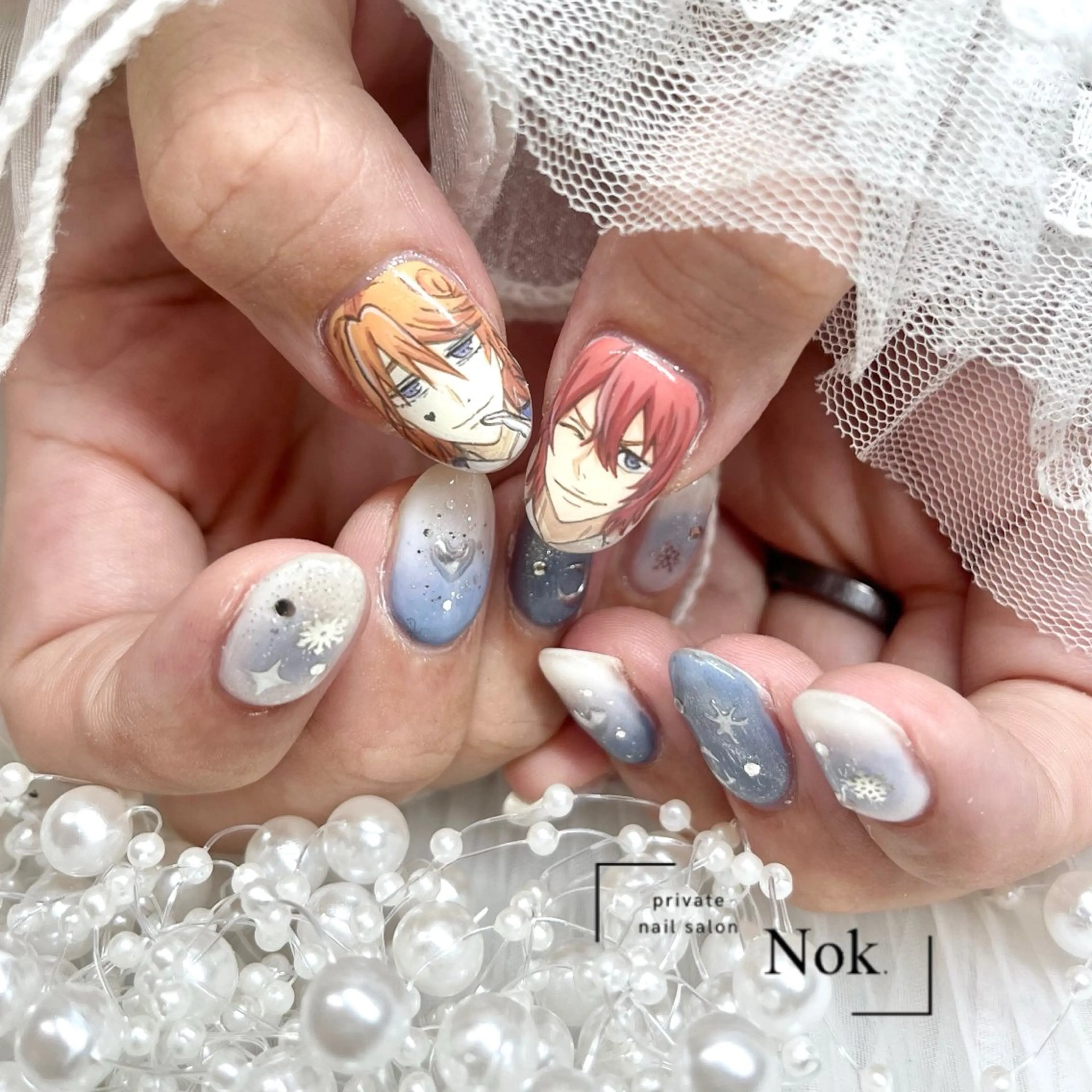 ネイル ハンドネイル 池袋痛ネイル Nok. 渡辺のネイルデザイン