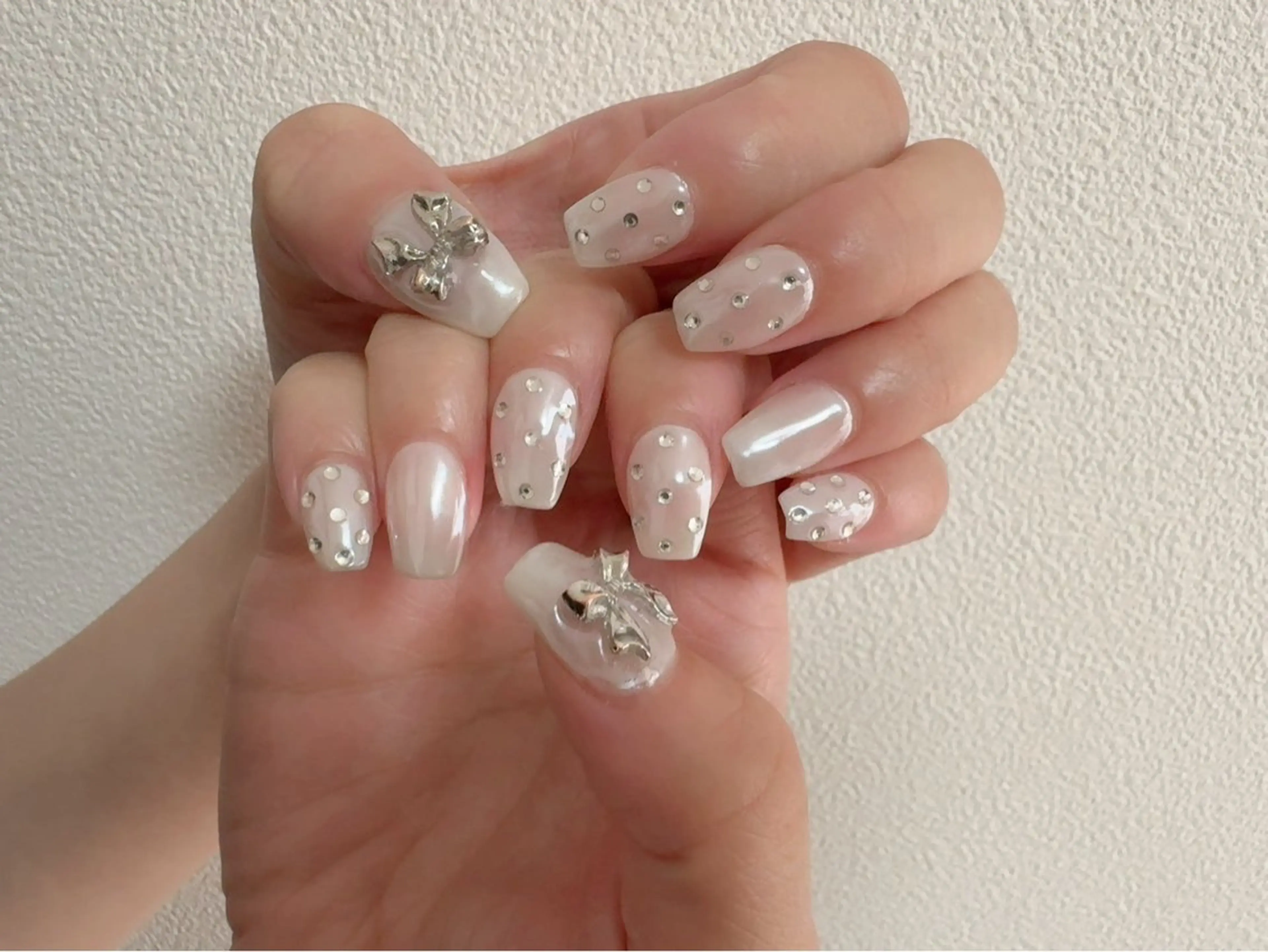 ネイル ワンカラーネイル ネイル 小顔矯正 長野駅前店　美人ヶ丘のネイルデザイン