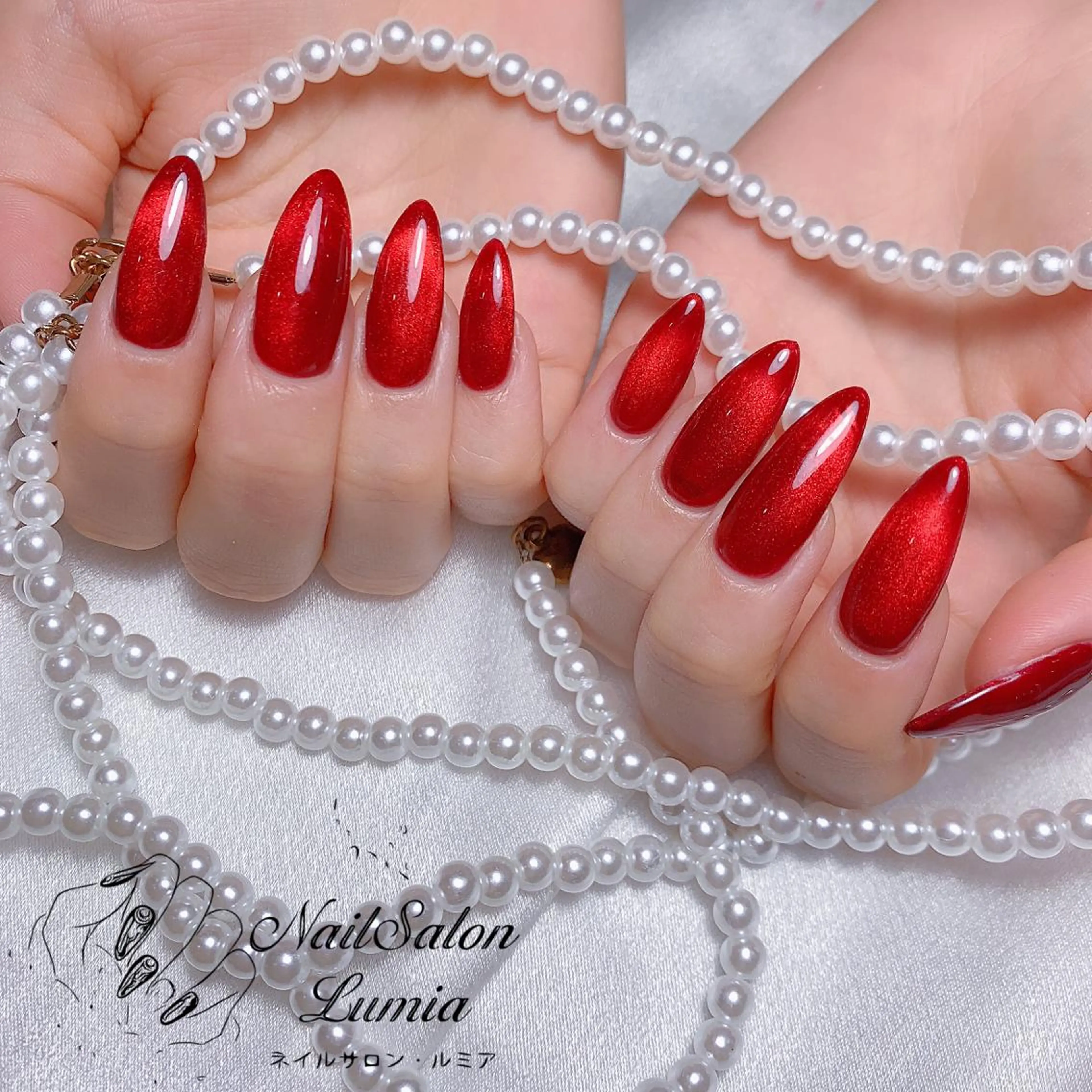 ネイル ハンドネイル ネイルサロン ルミア Lumia 店長のネイルデザイン