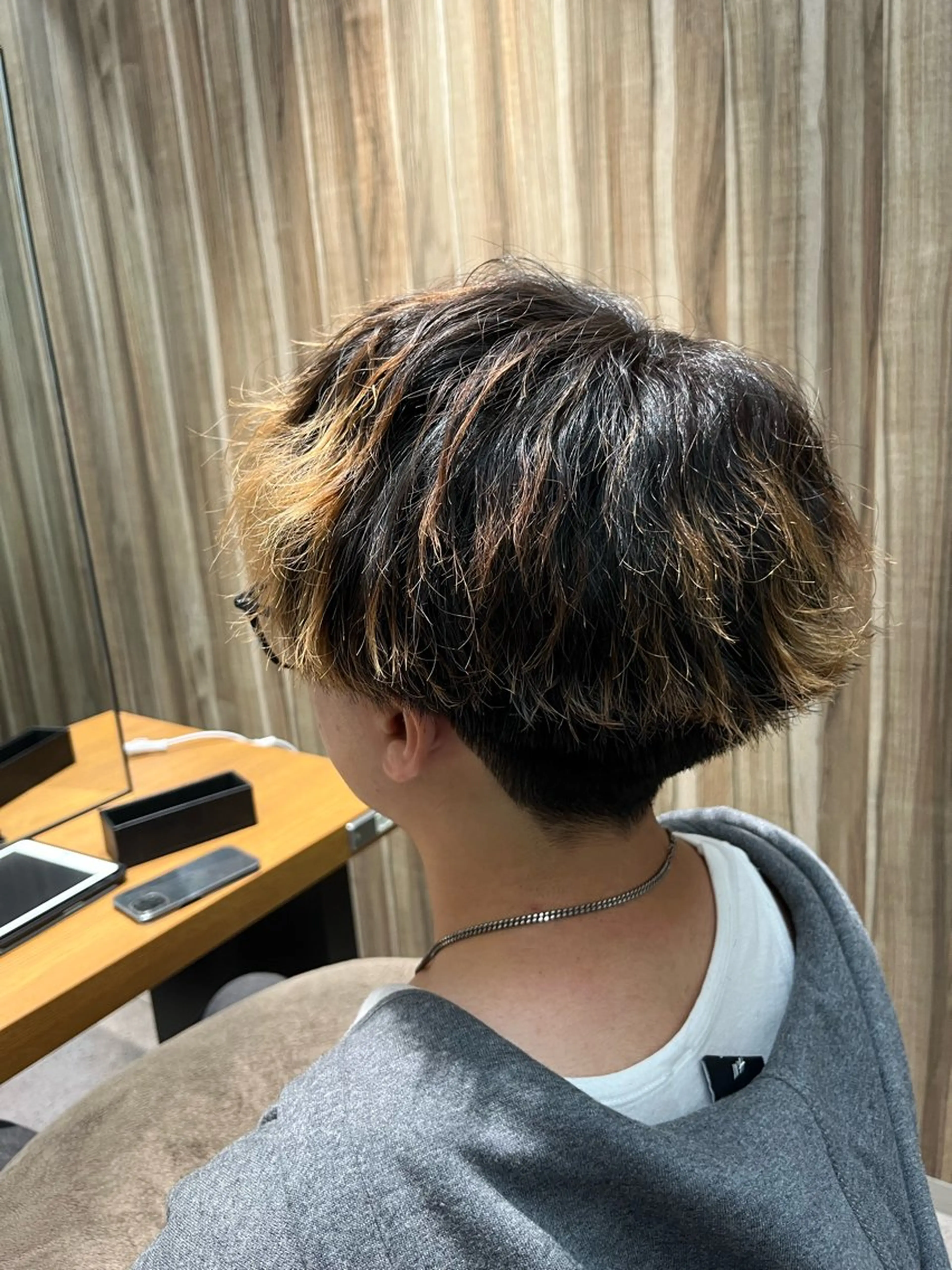 ショート パーマ メンズ U24⭐️ミニモ学割 ／浅野未来🌼.*のヘアスタイル