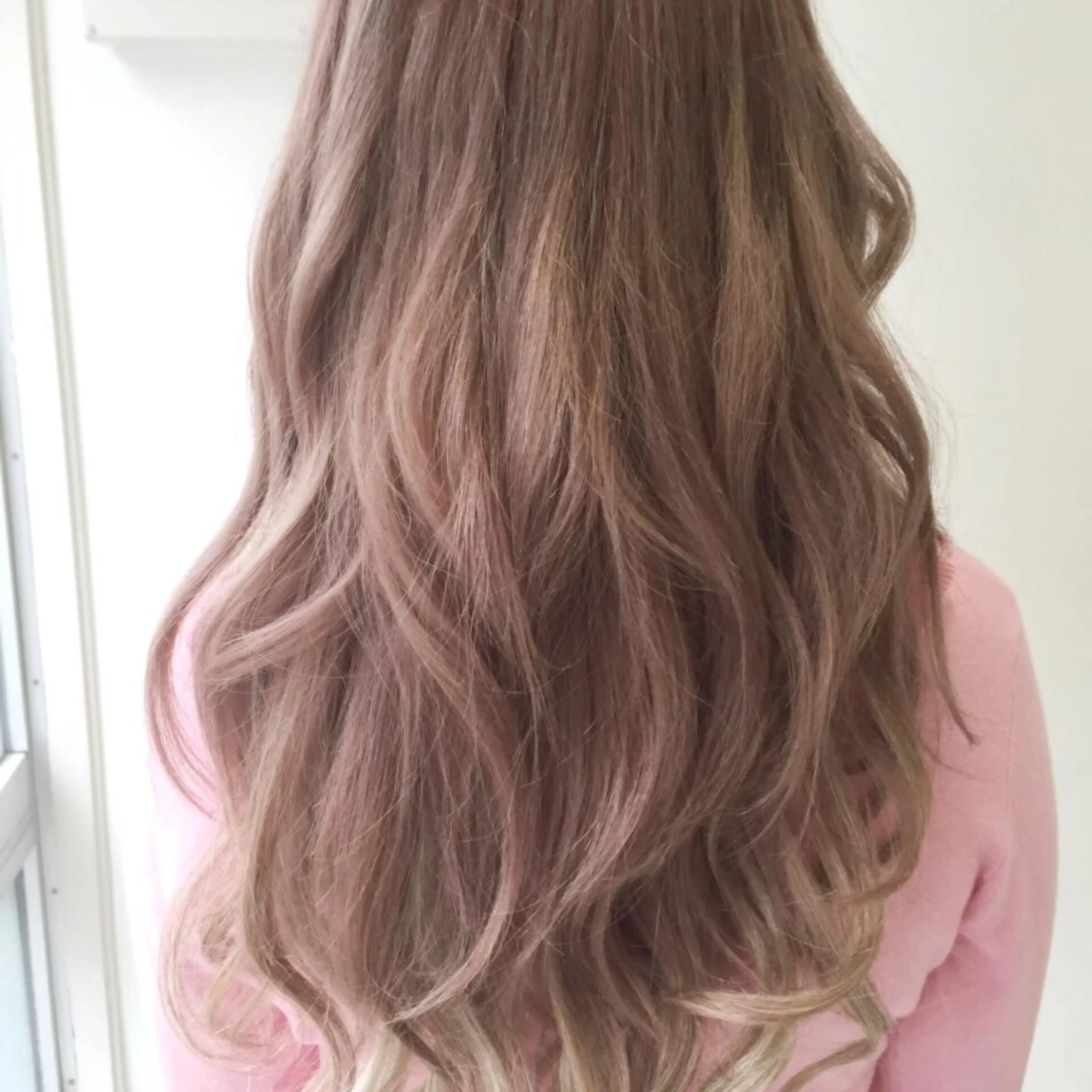 ロング カラー ハイトーンカラー ピンクカラー 店長担当🌟 矢吹ガブリエル🌟のヘアスタイル