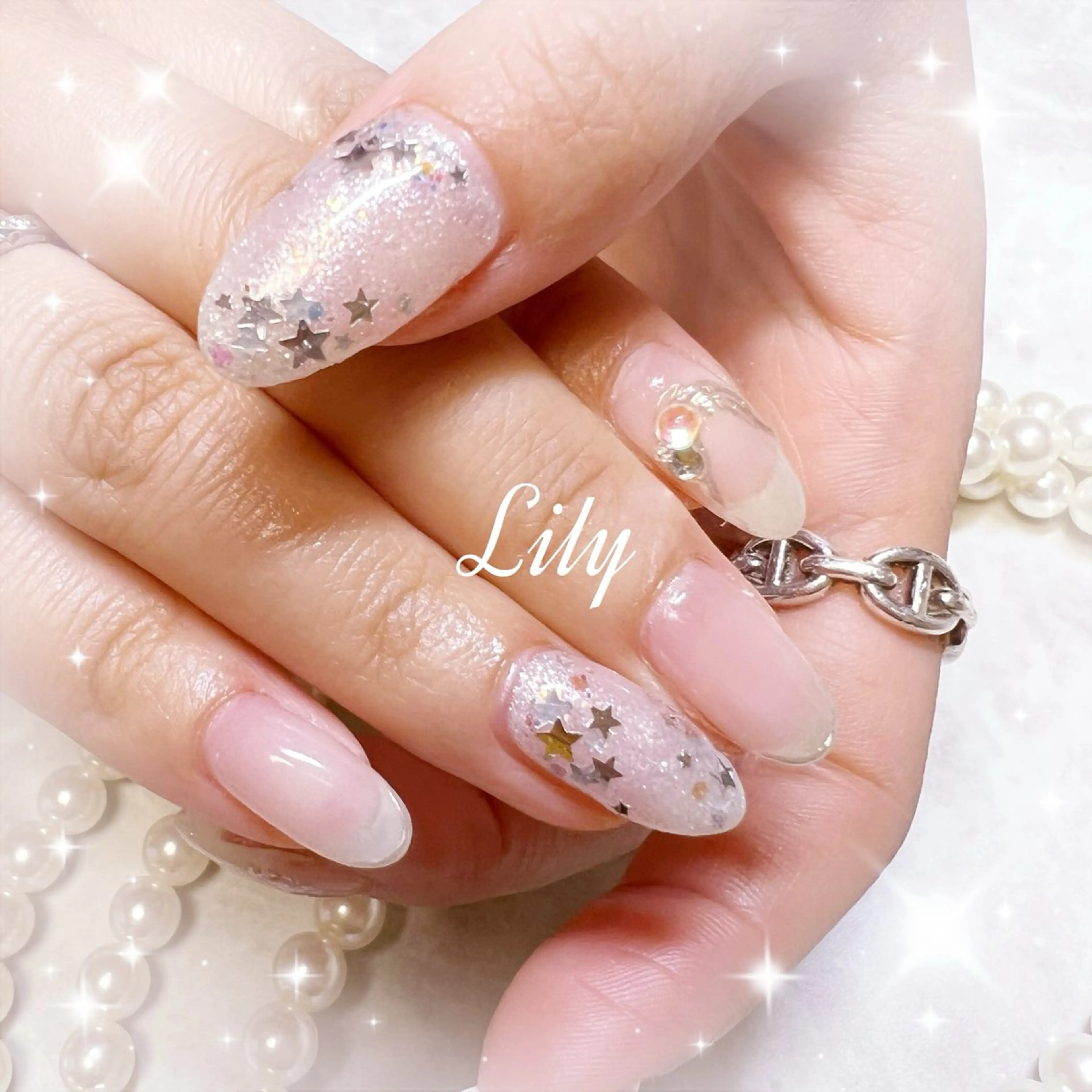 ネイル ハンドネイル Lily*nail 🌻Mii🌻のネイルデザイン