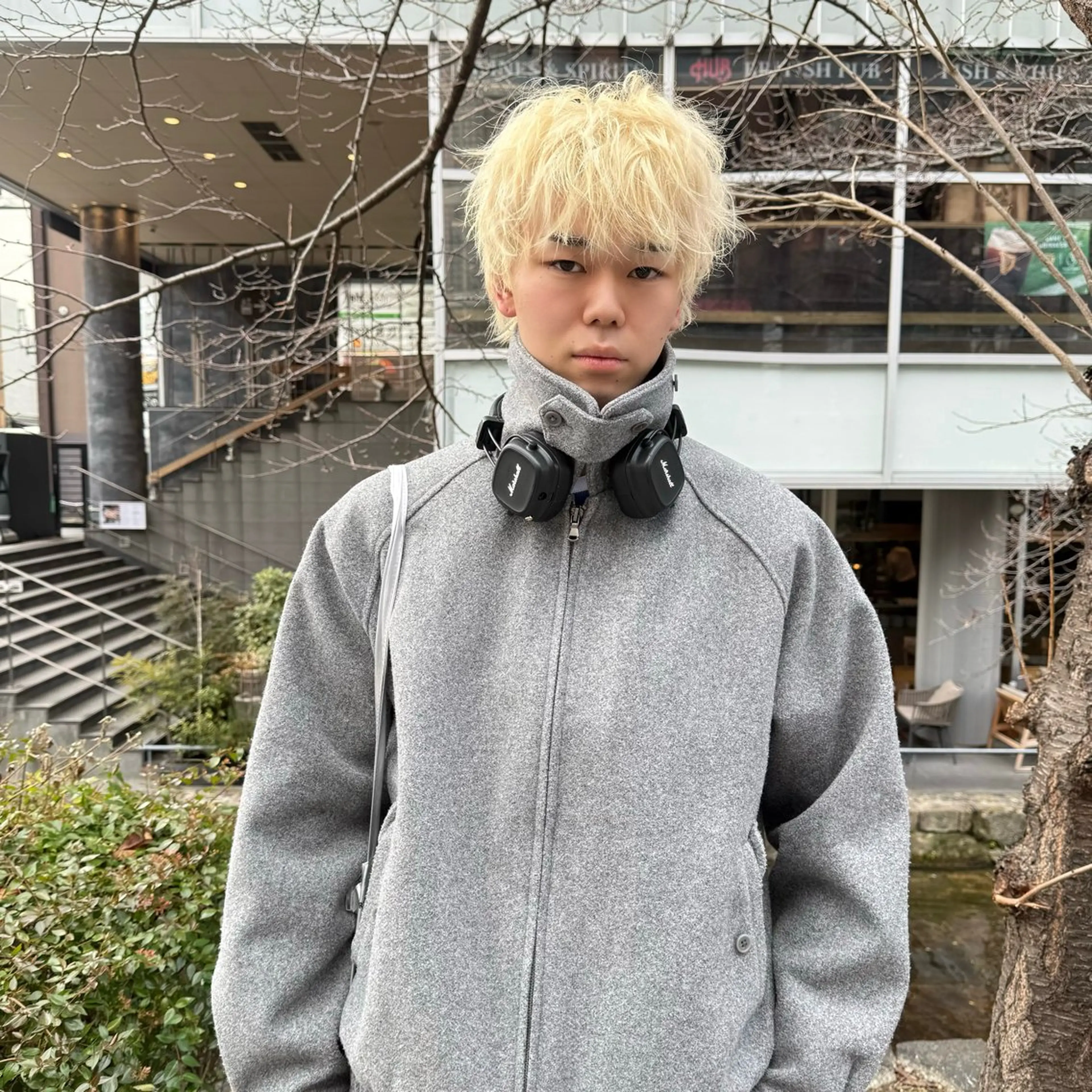 ミディアム カラー メンズ カット ヘアカラー 希佳/メンズ ハイトーンカラーのヘアスタイル