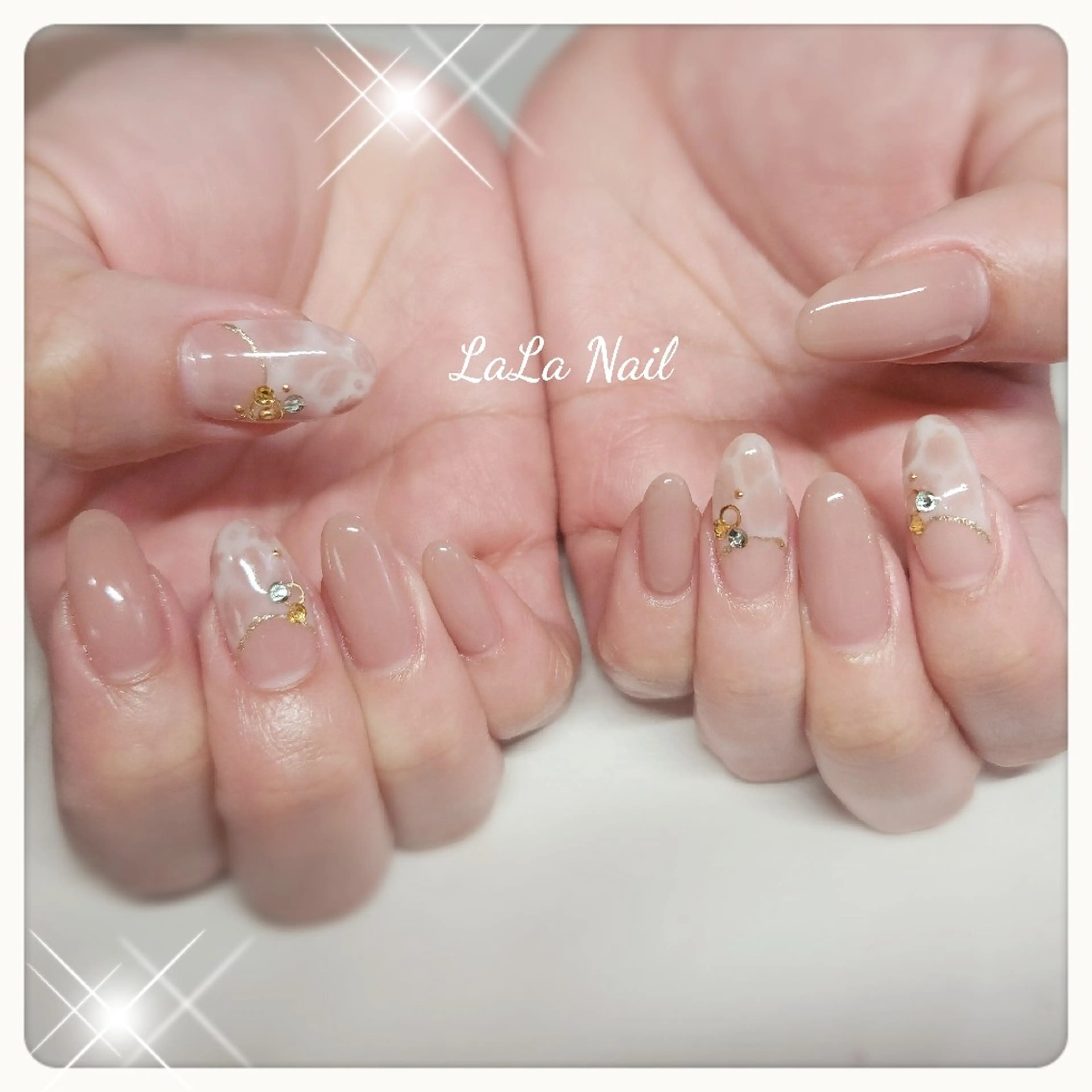 ネイル フレンチネイル ニュアンスネイル LaLa Nailのネイルデザイン