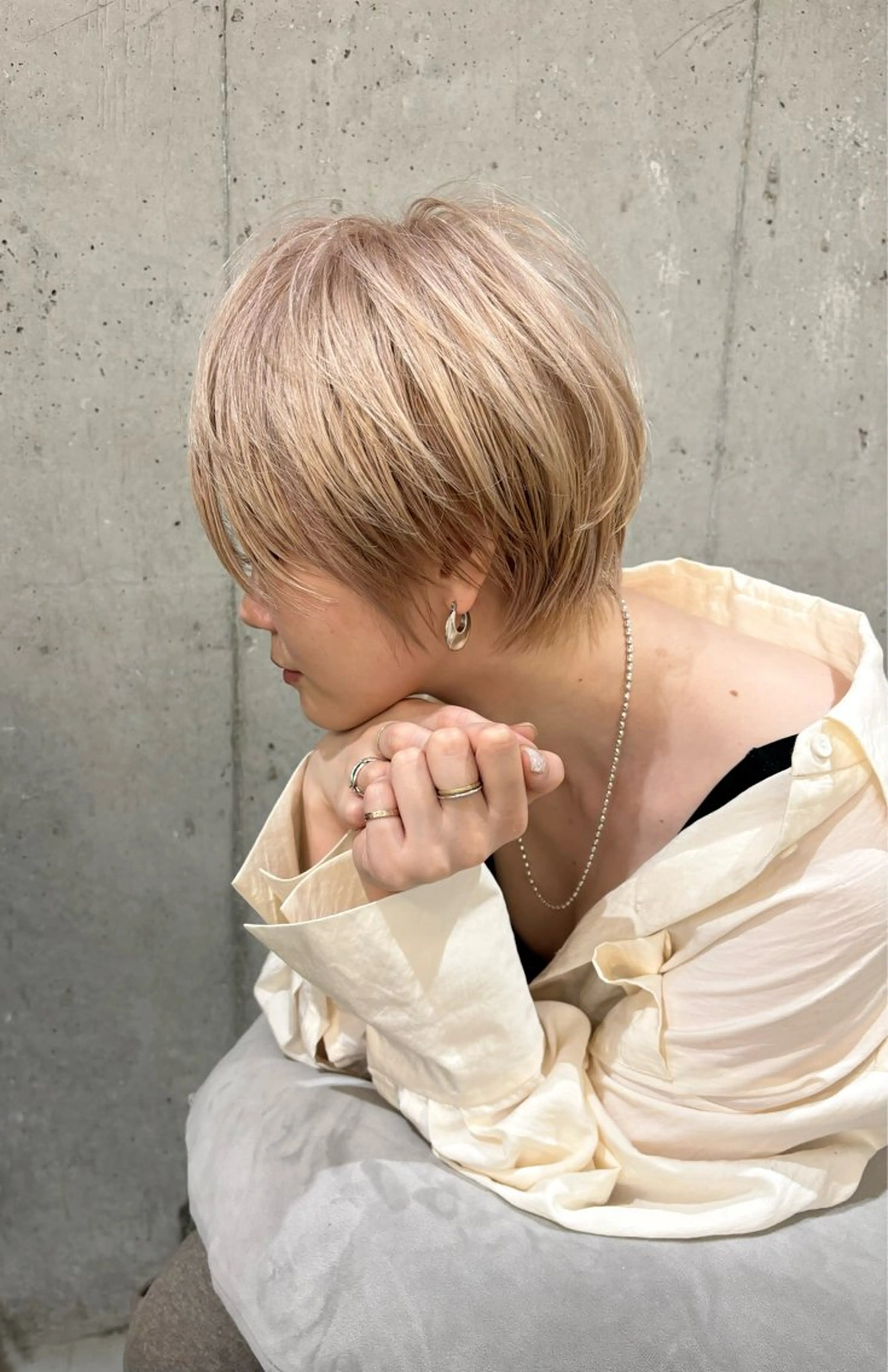 ショート 韓国レイヤー🇰🇷 ReLien西大寺店のヘアスタイル