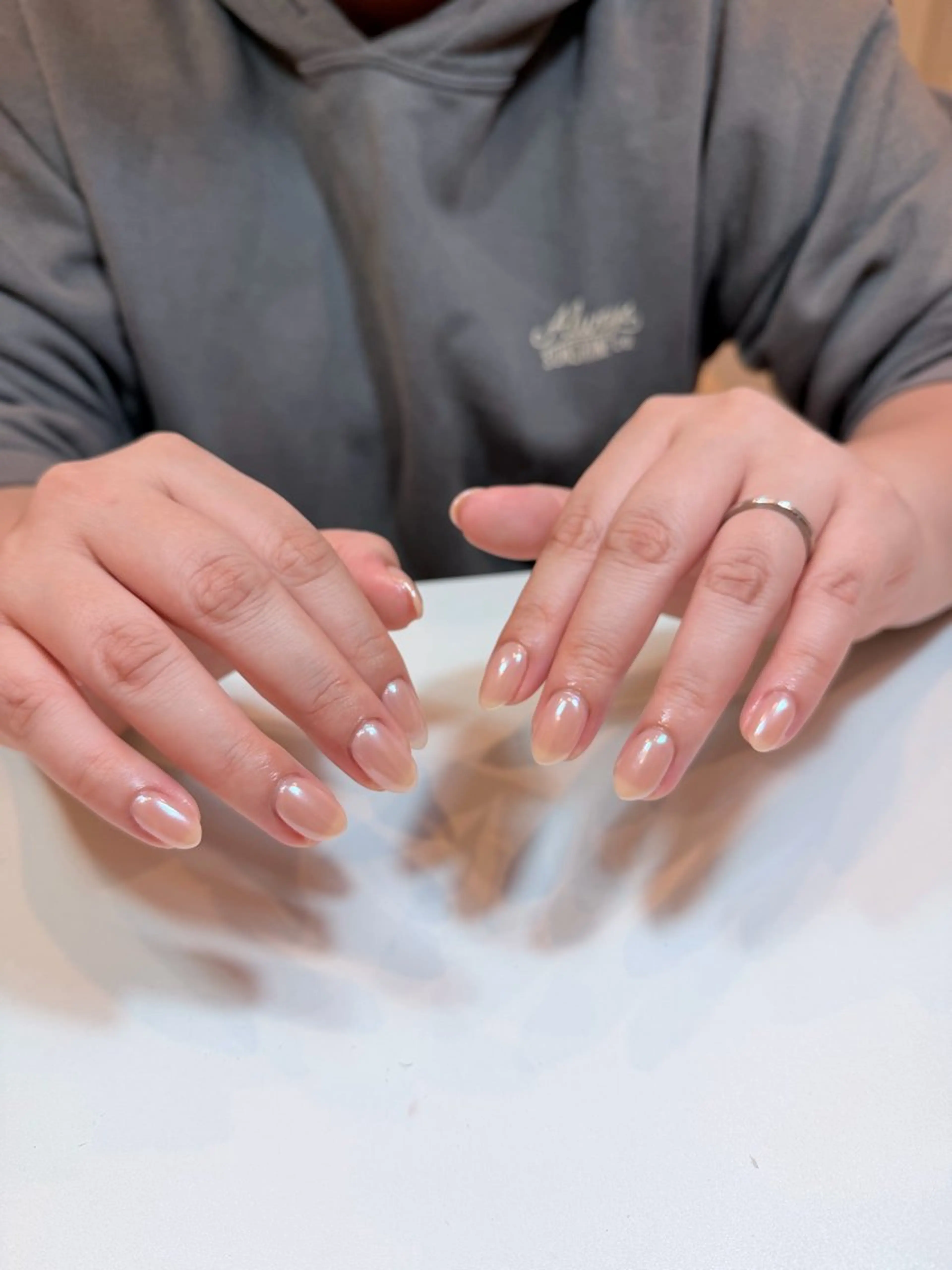 ネイル オーロラネイル ハンドネイル pownini nailのネイルデザイン