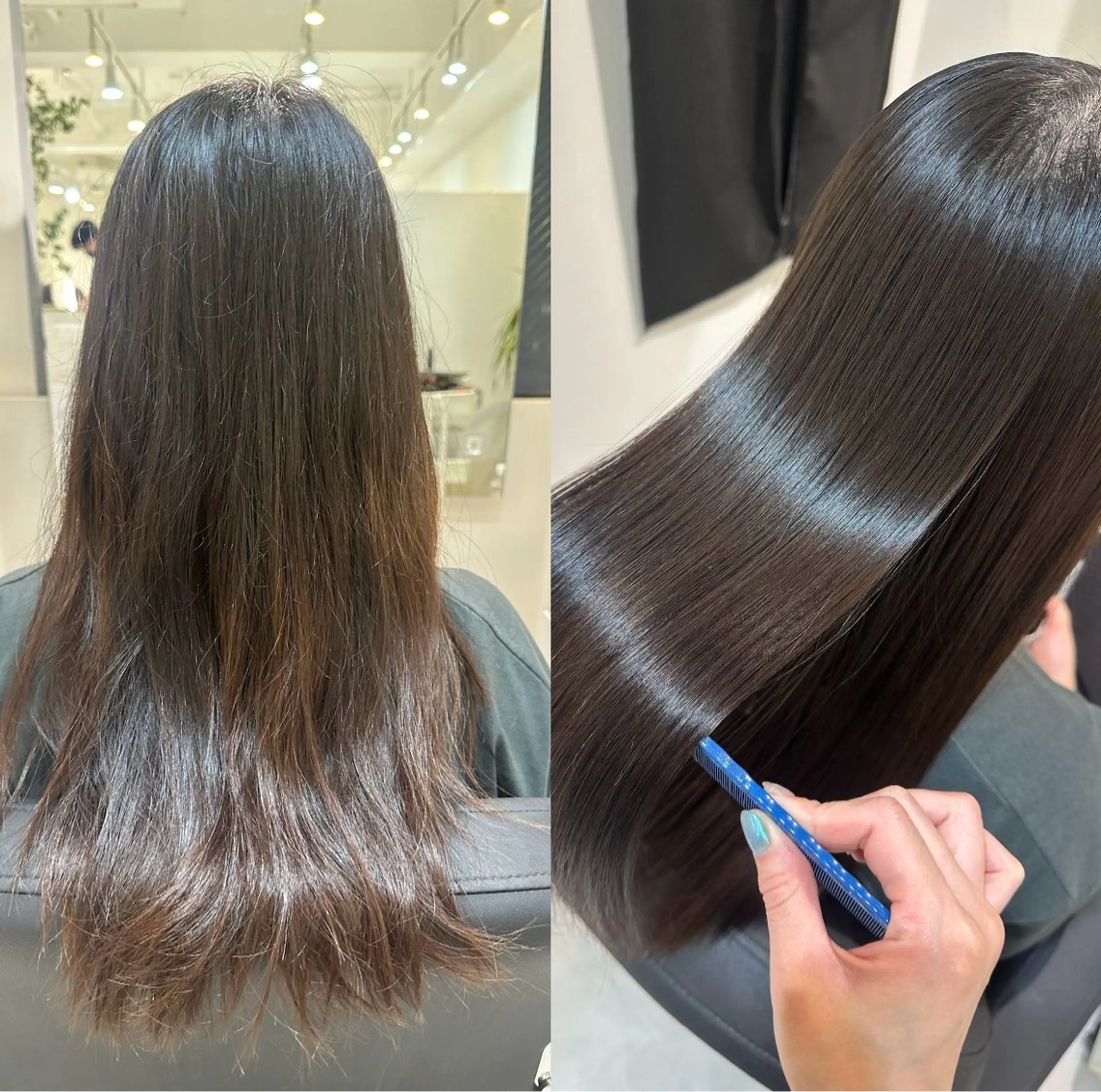 セミロング Emuest心斎橋 SAKIのヘアスタイル