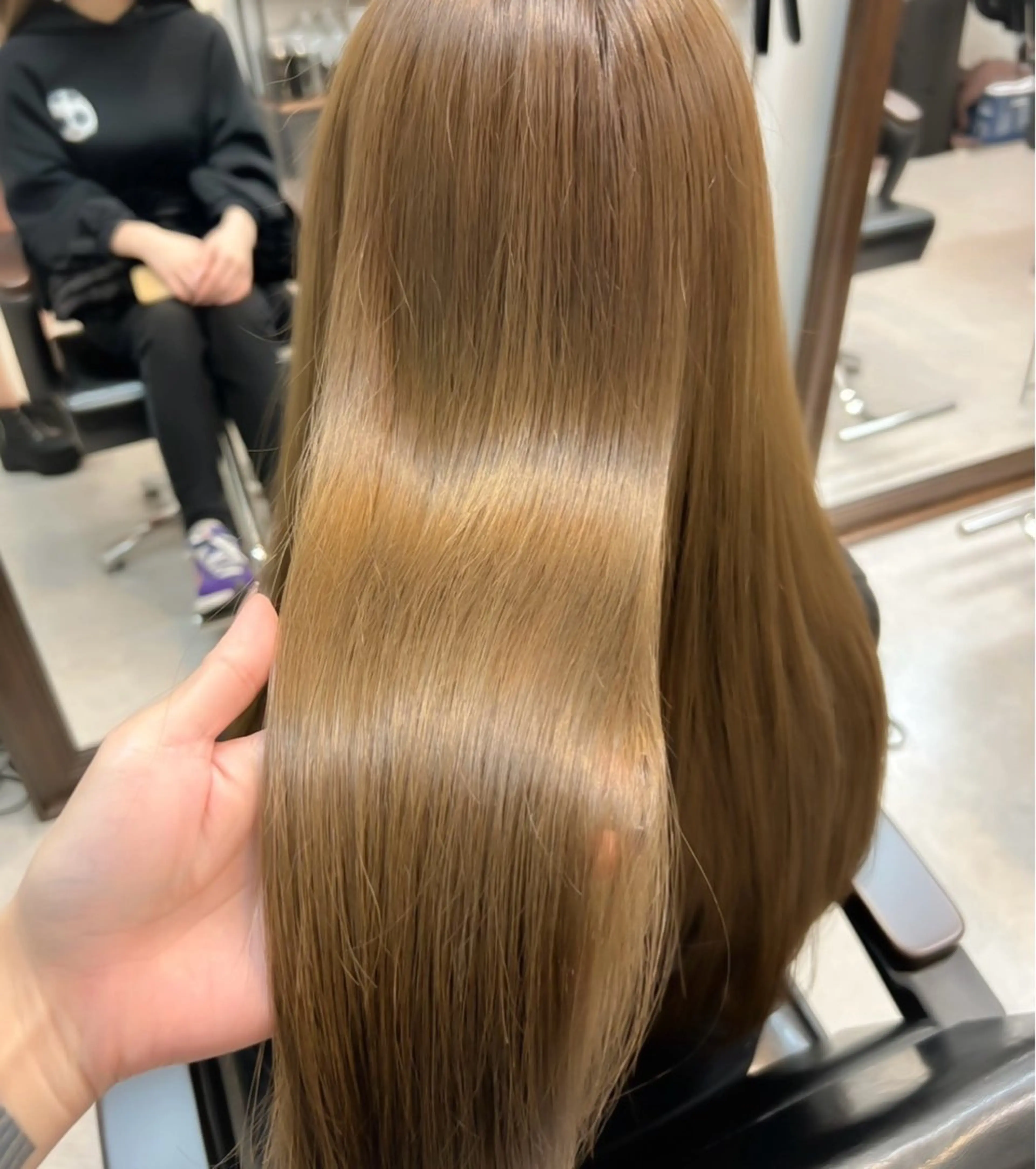 ロング たぴ。ぱつっとボブ/ つや髪🍒髪質改善のヘアスタイル