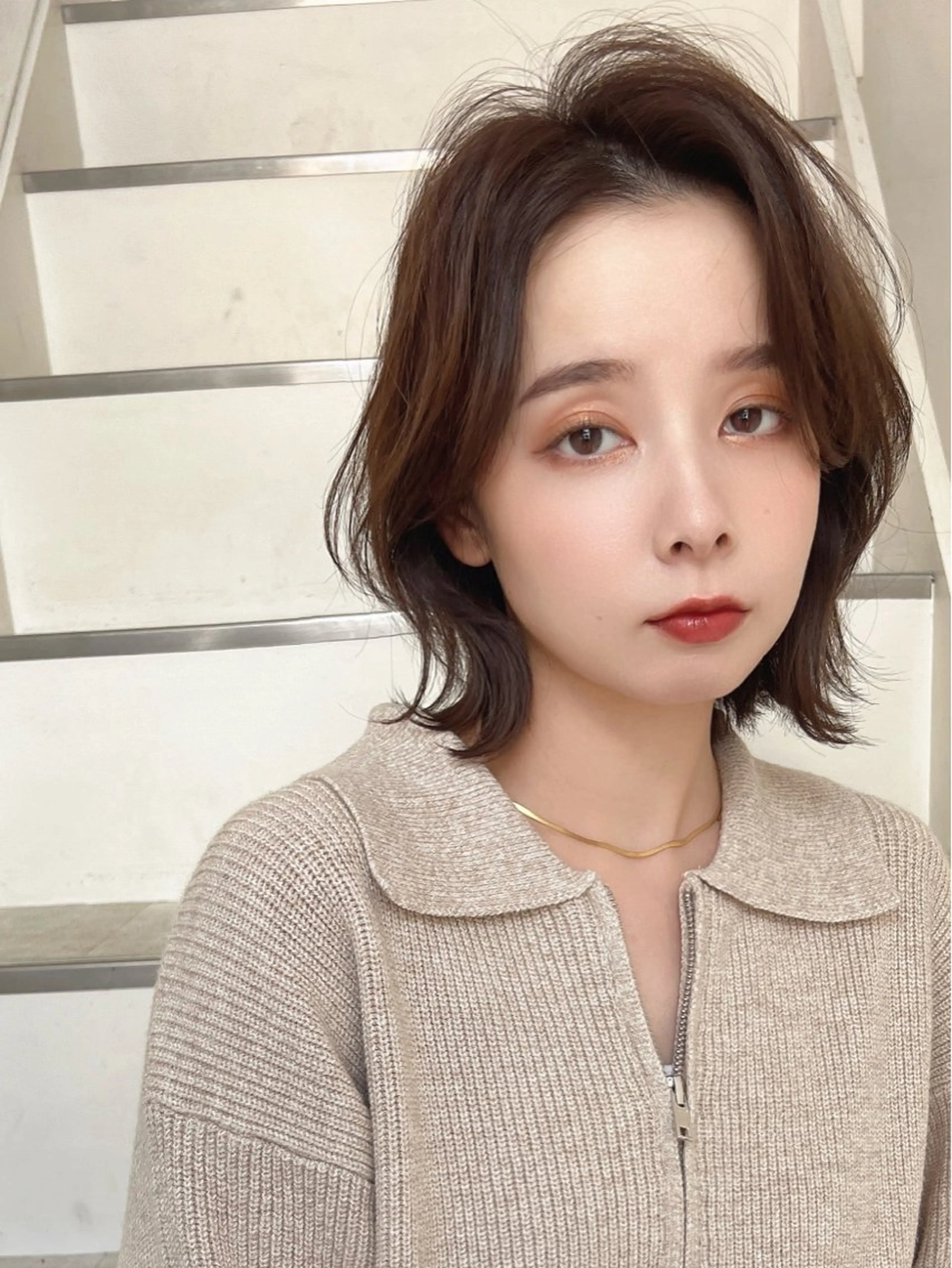 ミディアム ショート/ ボブ/今井皓のヘアスタイル