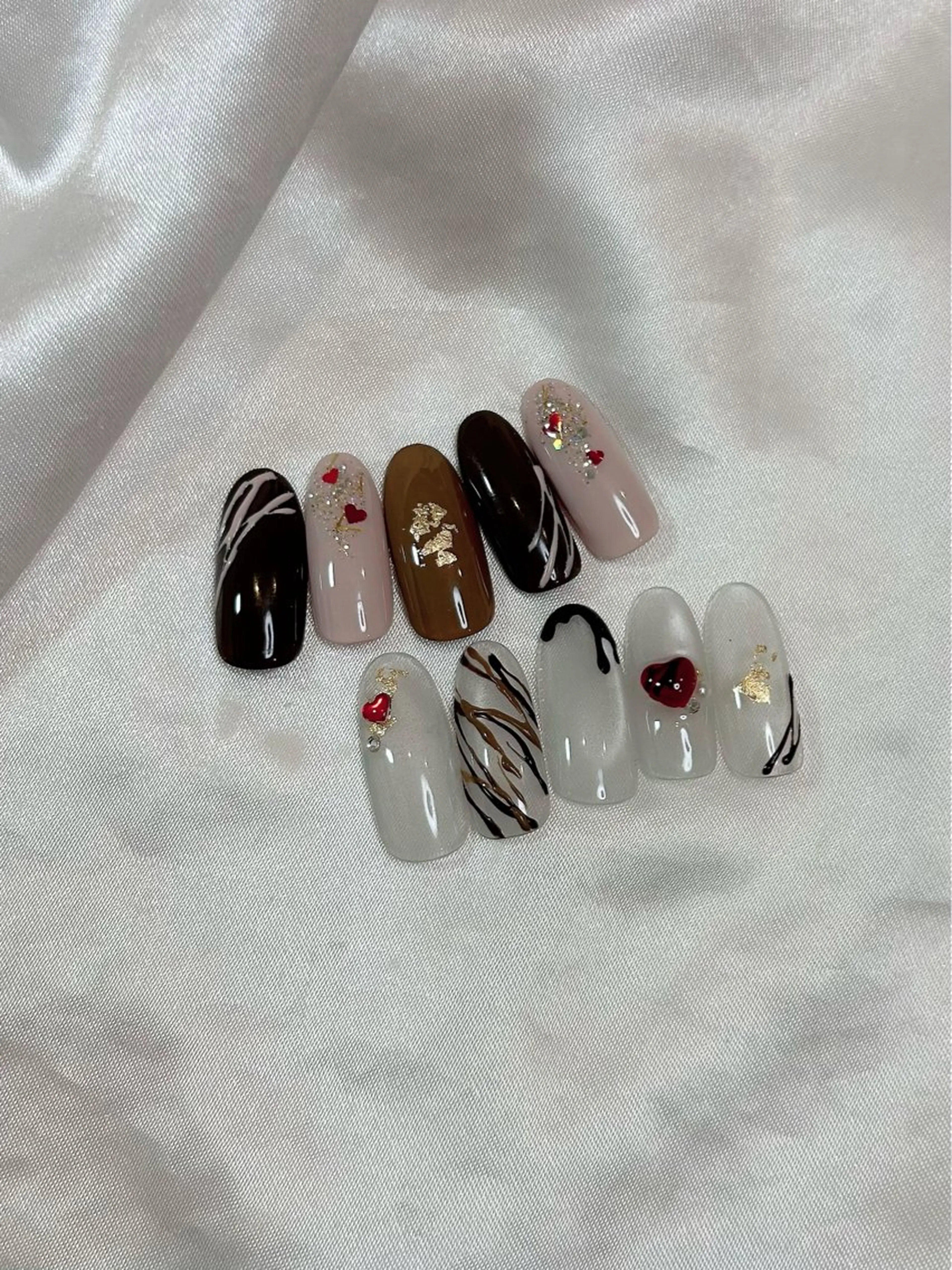 ネイル ハンドネイル ネイリストUSUI♡ パラジェルフィルインのネイルデザイン