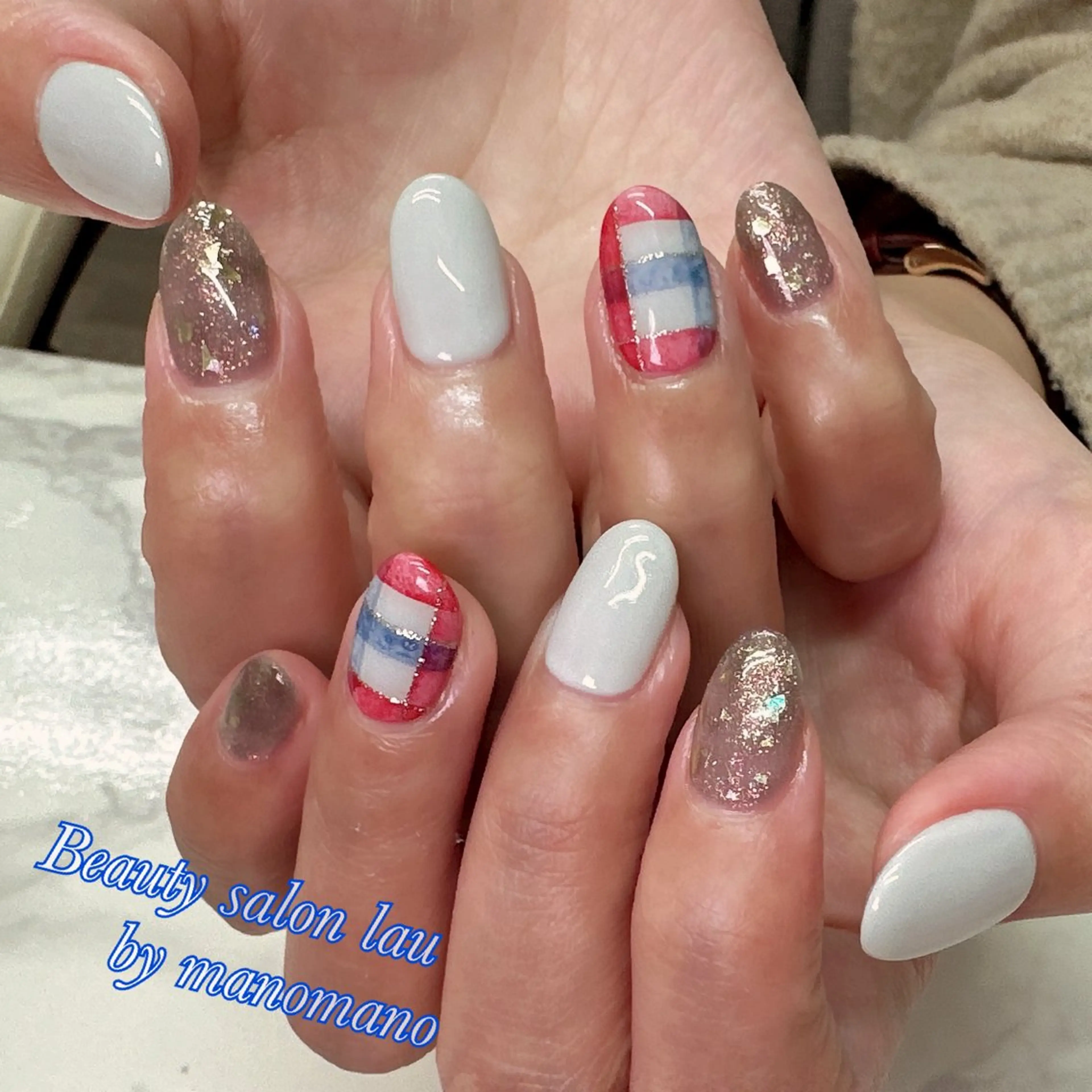 ネイル ラウバイマノマノ なかざとのネイルデザイン