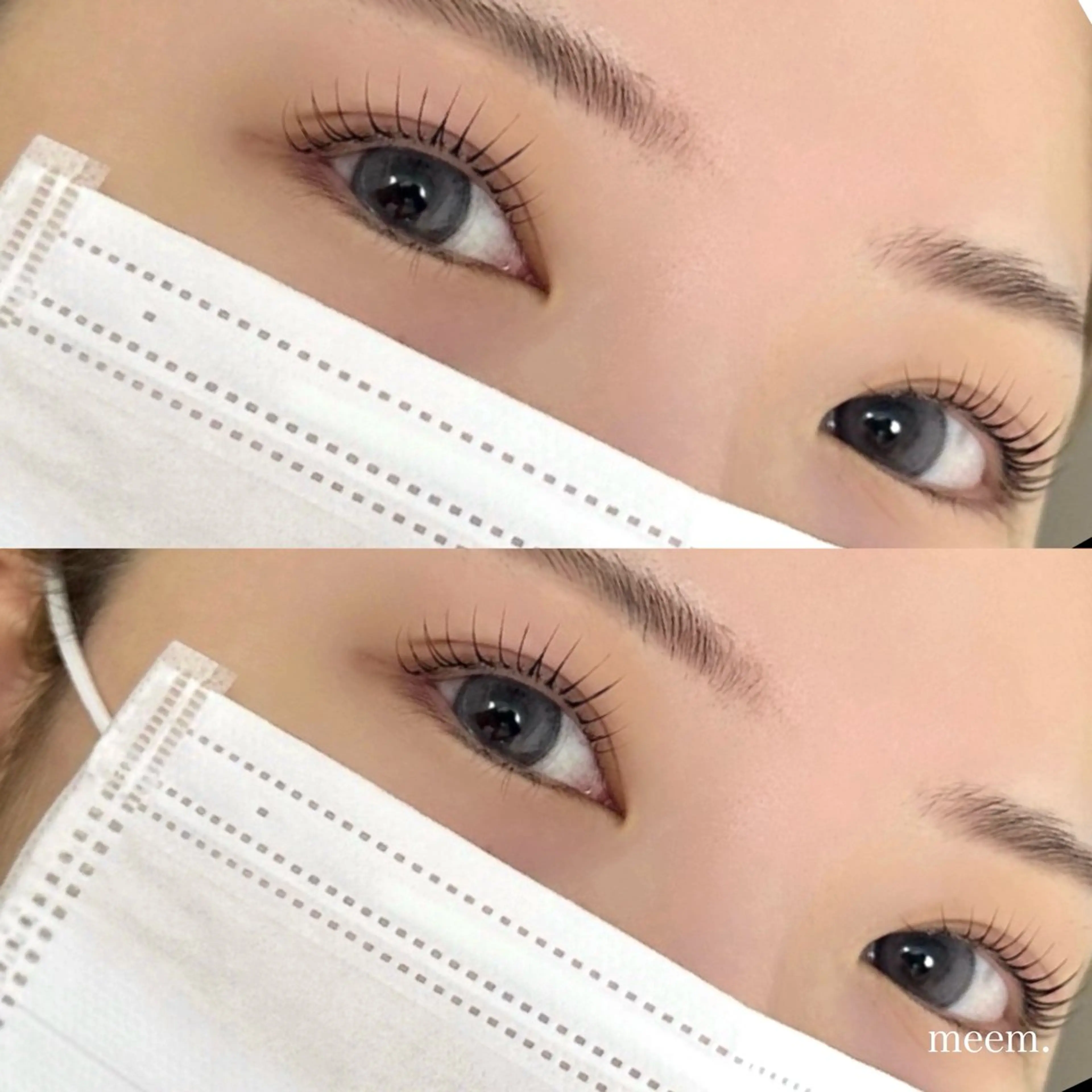 【まつげパーマ/ラッシュリフト】カール,ストレート,メーテル,パリジェンヌなど似合わせデザイン👗✨コーティング仕上げの写真