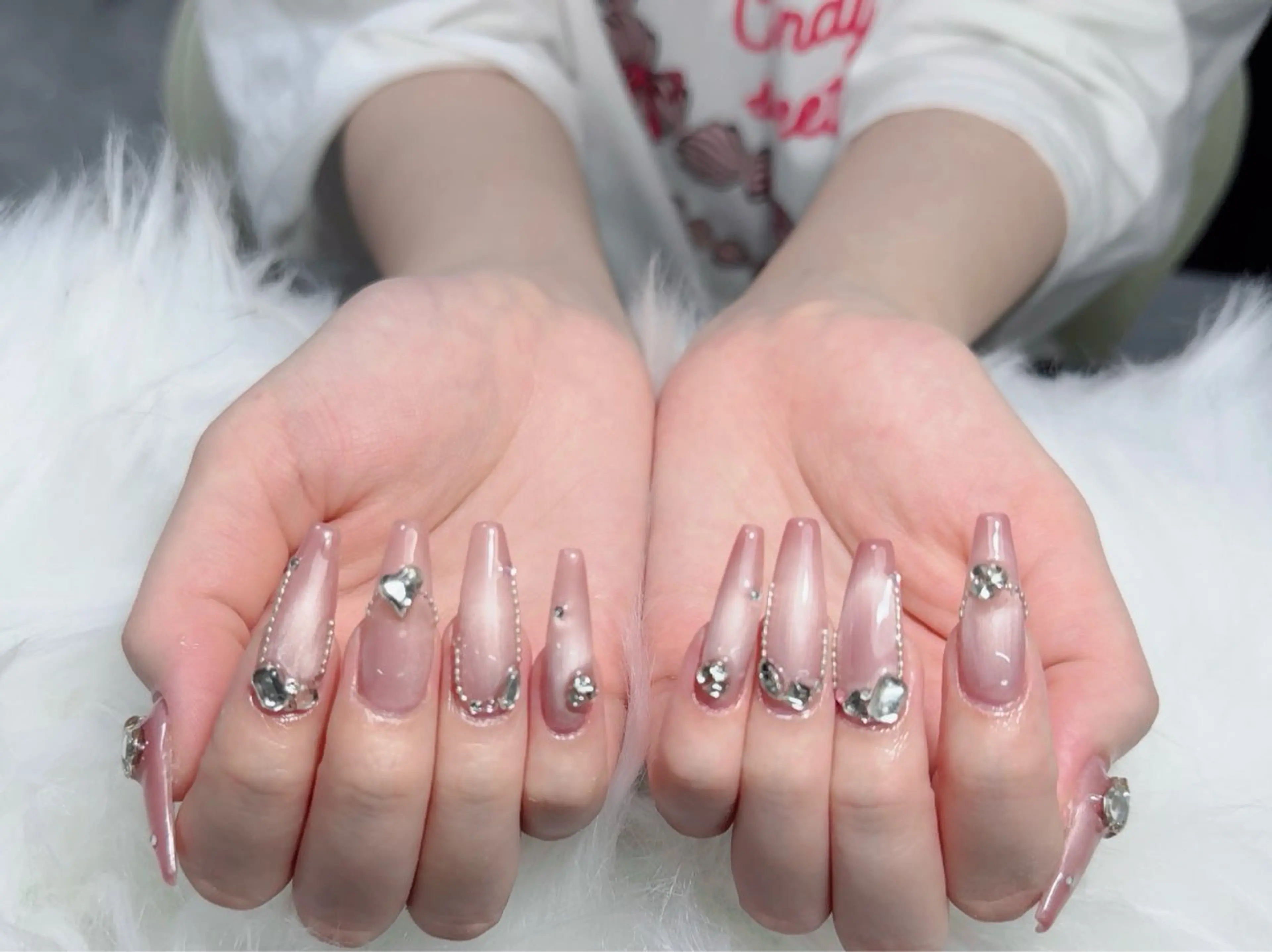 ネイル アートネイル フレンチネイル ジェルネイル 韓国ネイル マグネットネイル Lenie Nail Salonのネイルデザイン