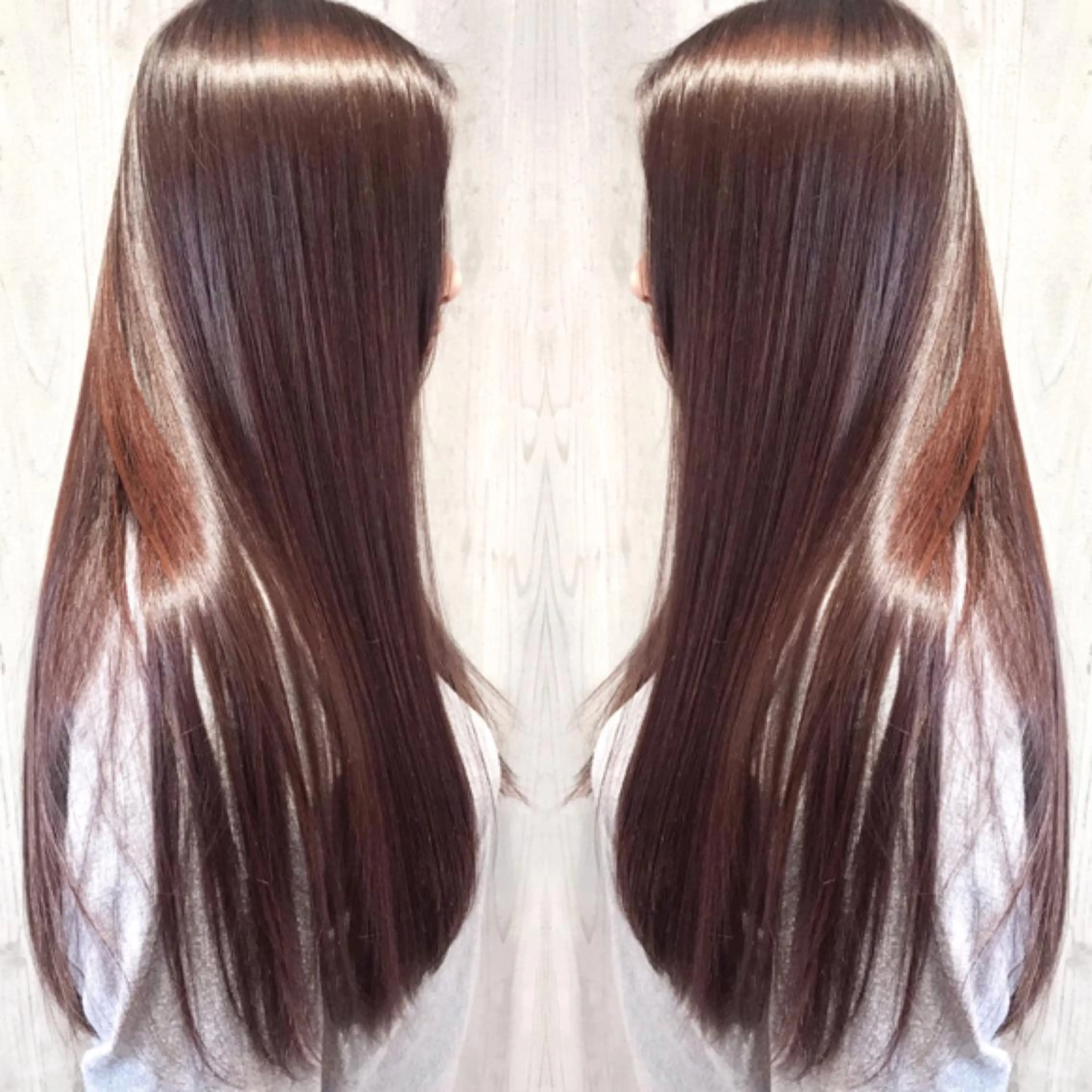 ロング カラー ブラウンカラー マロンブラウン ロング Renatus店長 金子裕美のヘアスタイル
