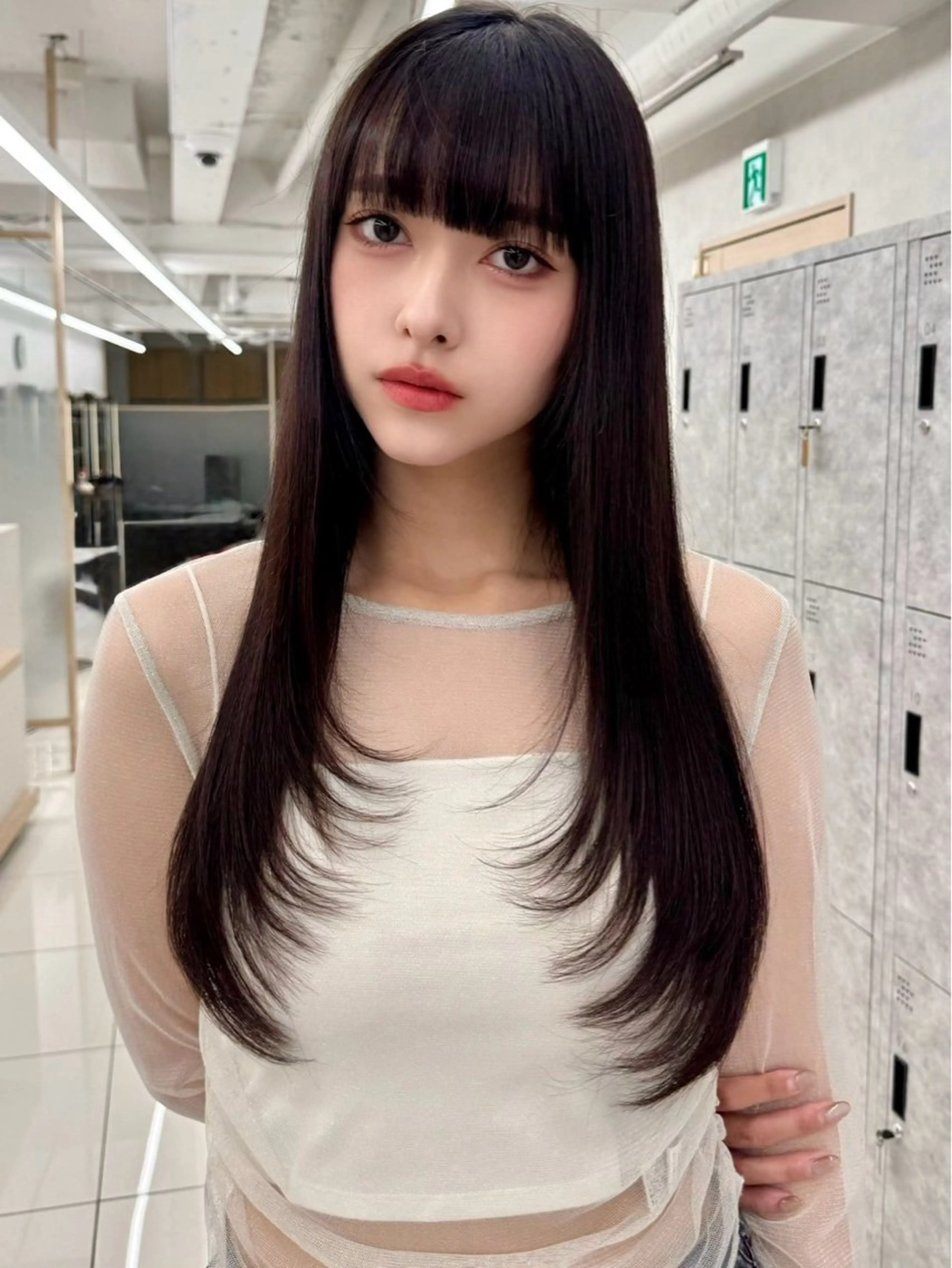 ✨4月限定クーポン✂韓国レイヤーカット&ブリーチなしワンカラー＆トリートメント✨の写真