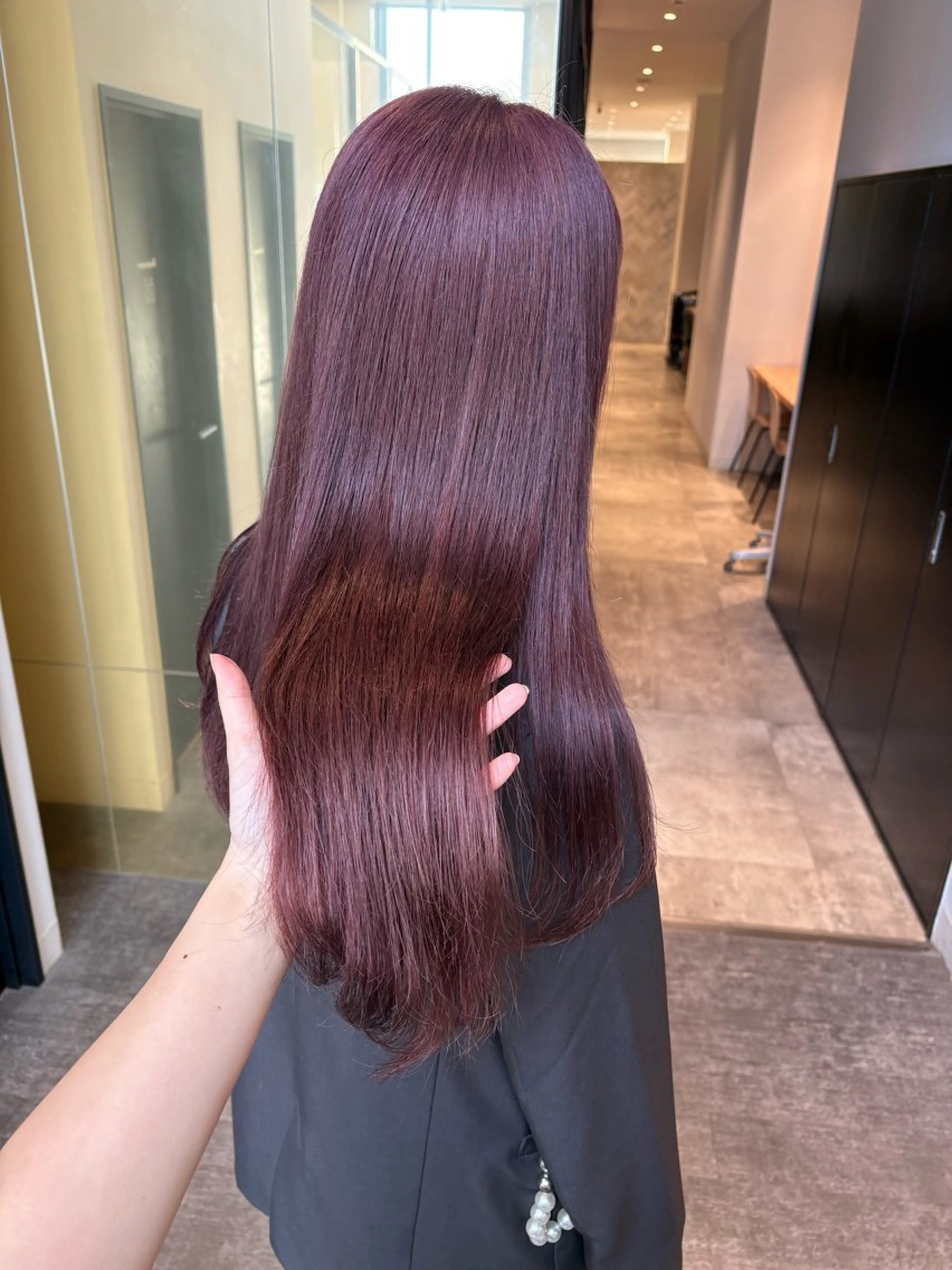 ロング カラー ヘアカラー トリートメント mao ｜ 柔らか艶カラー🫧のヘアスタイル