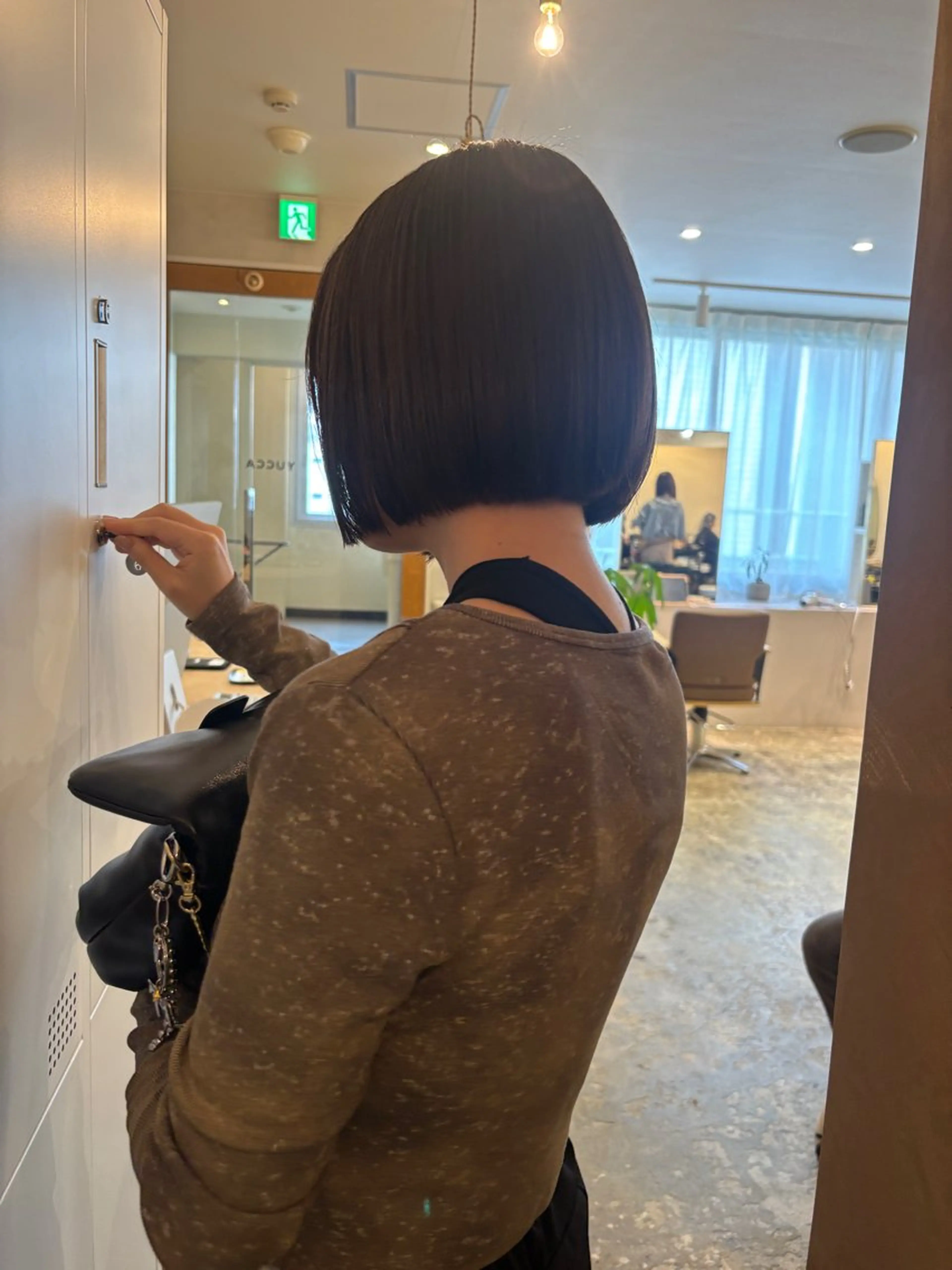 ショート カラー カット ヘアカラー トリートメント Chiho / 梅田 / ボブ/ パーマのヘアスタイル