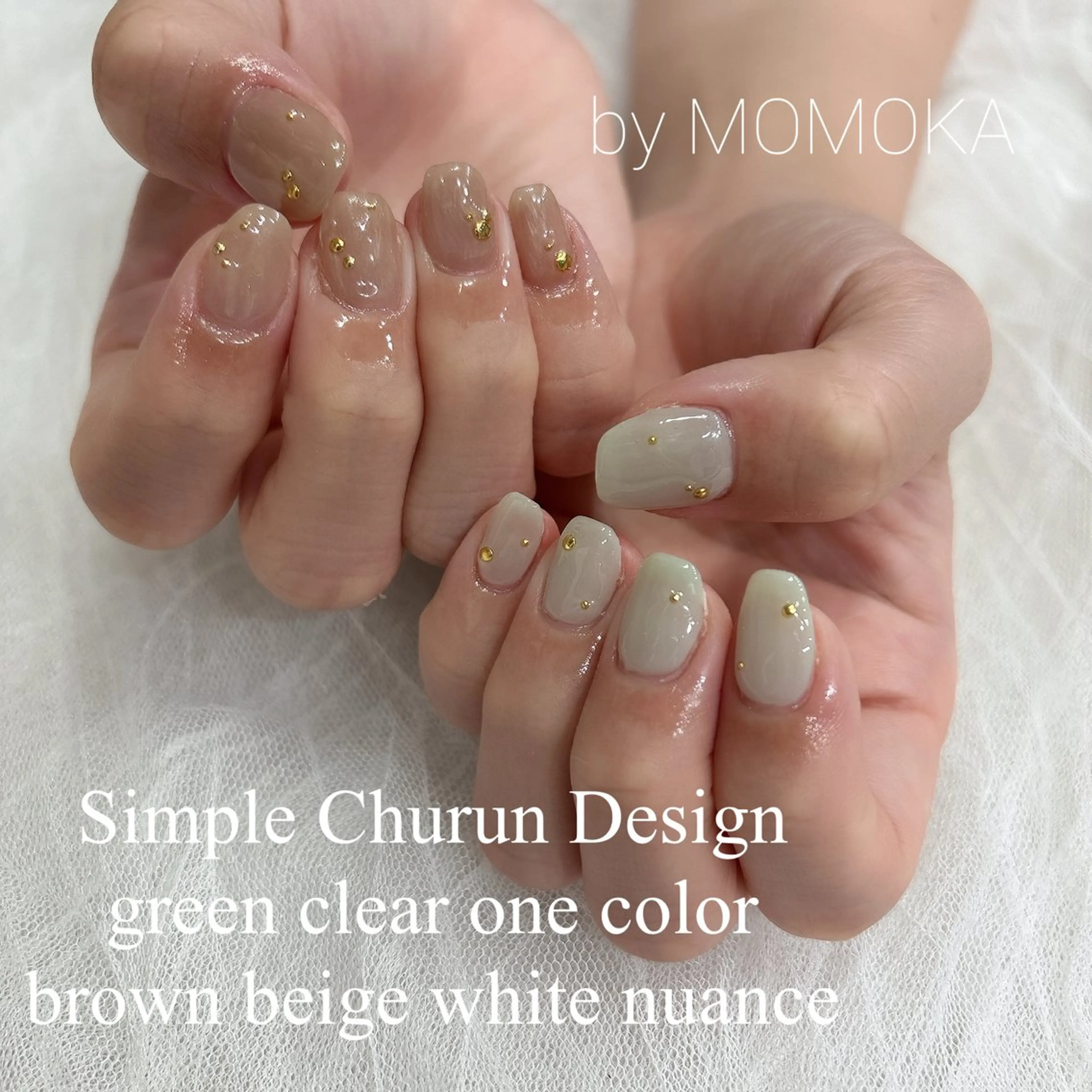 ネイル シンプルネイル ハンドネイル momoka_nails所属・Momo nailsalonのネイルデザイン
