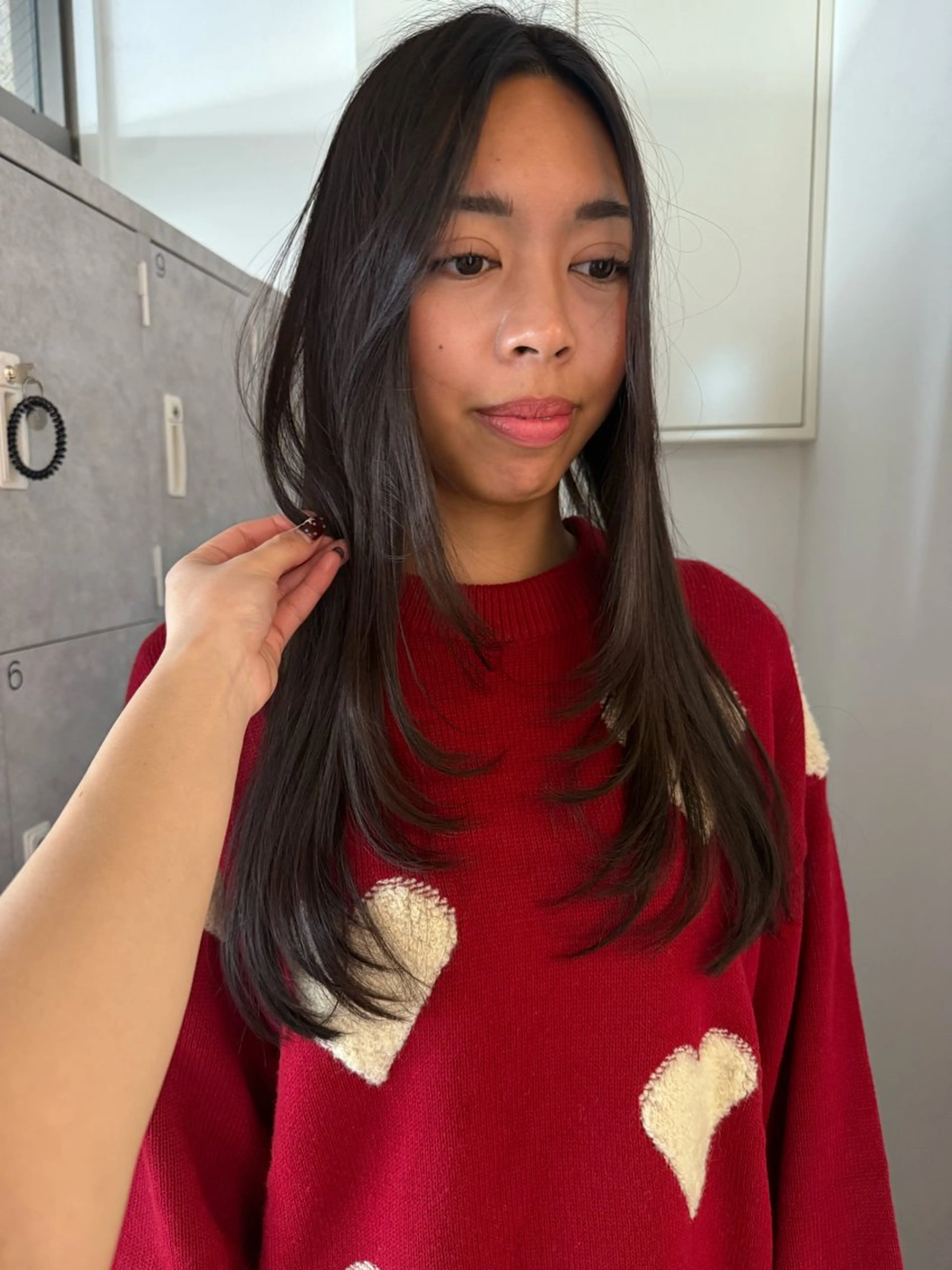 ロング ヘアカラー トリートメント 艶カラー/パーマ/ ‎kanahaʚଓ⋆のヘアスタイル