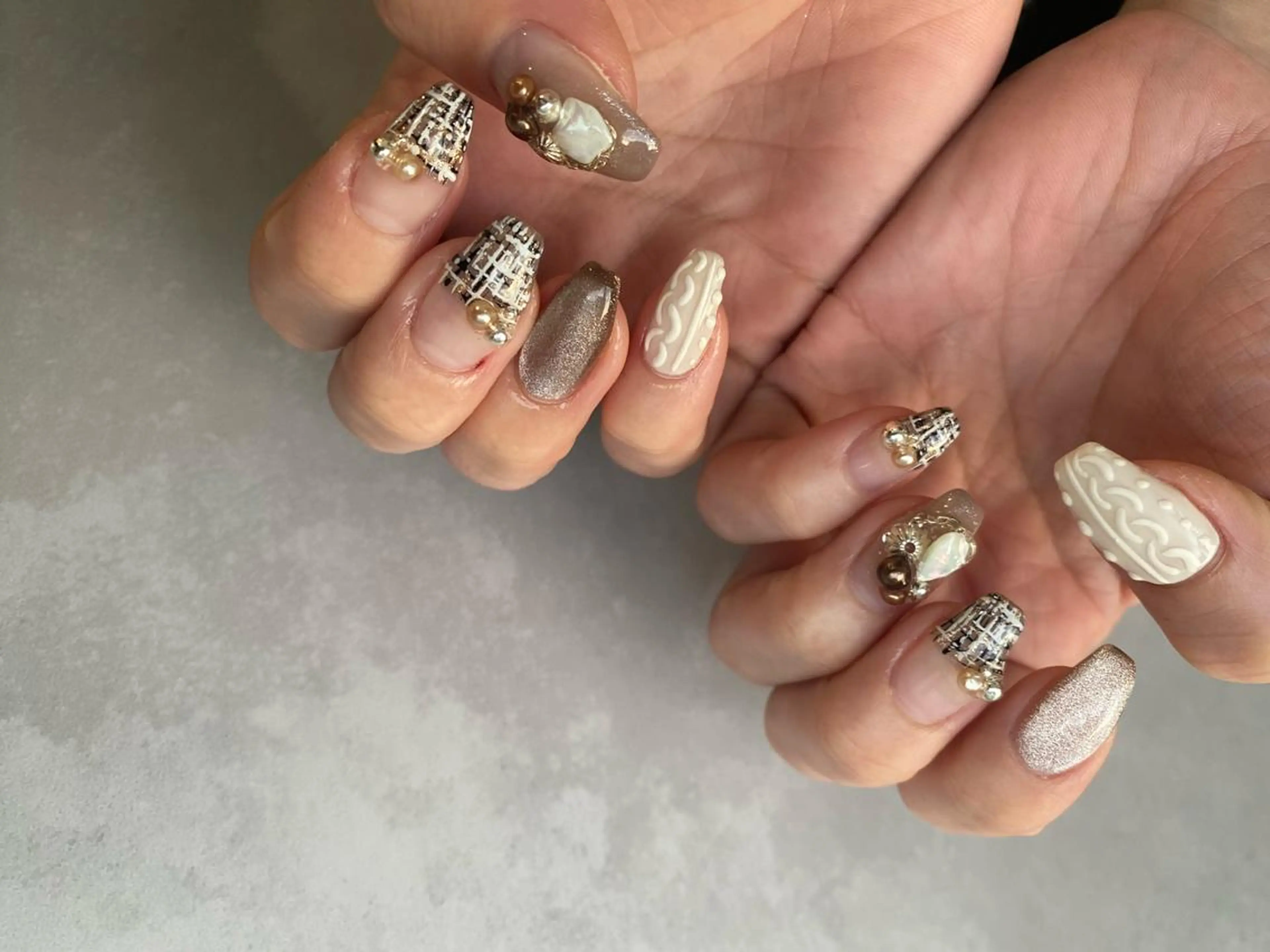 ネイル 持ち込み ハンドネイル hyakutake itsumiのネイルデザイン