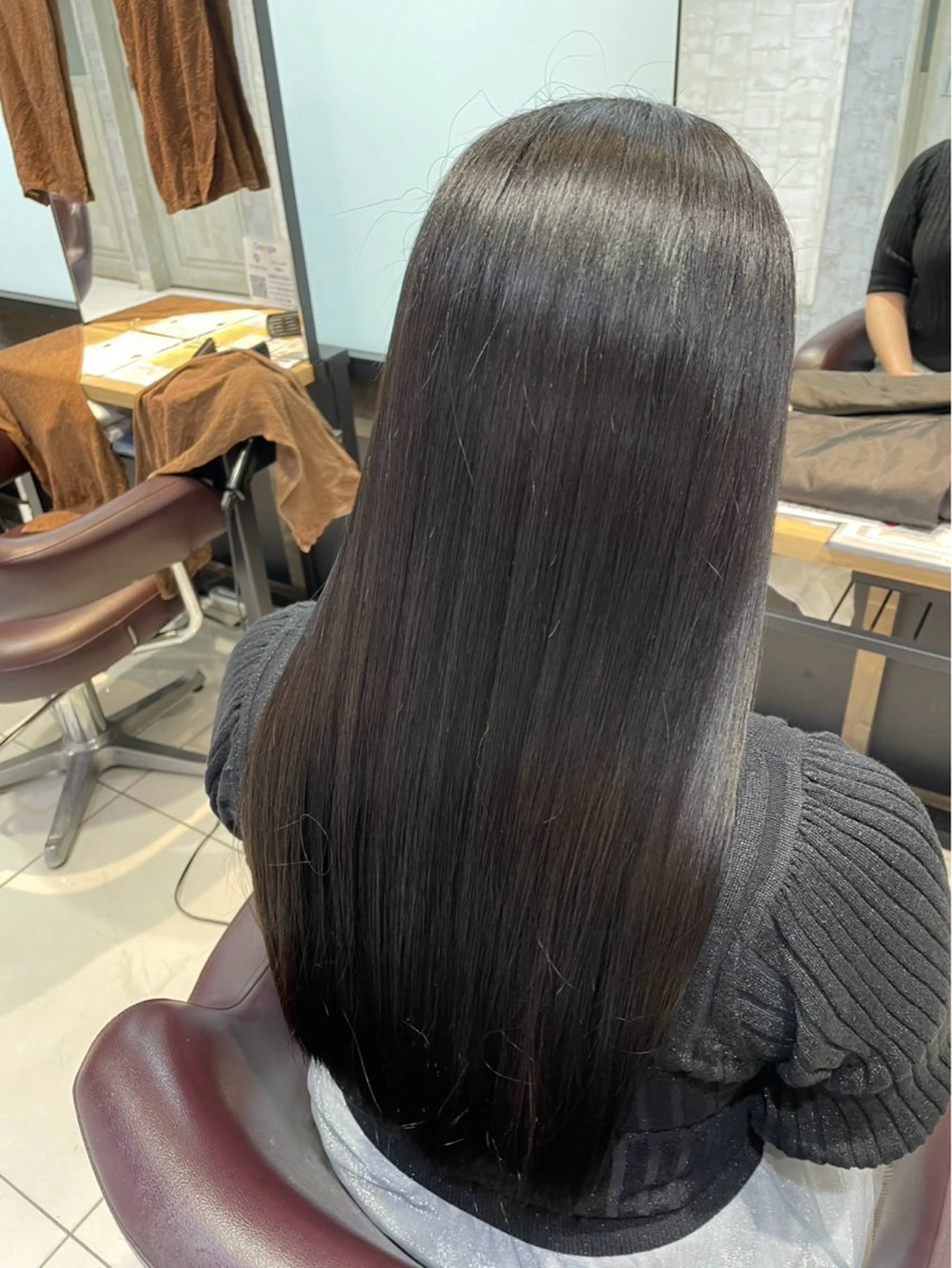 髪質改善 💠 韓国風うる艶/シオリのヘアスタイル