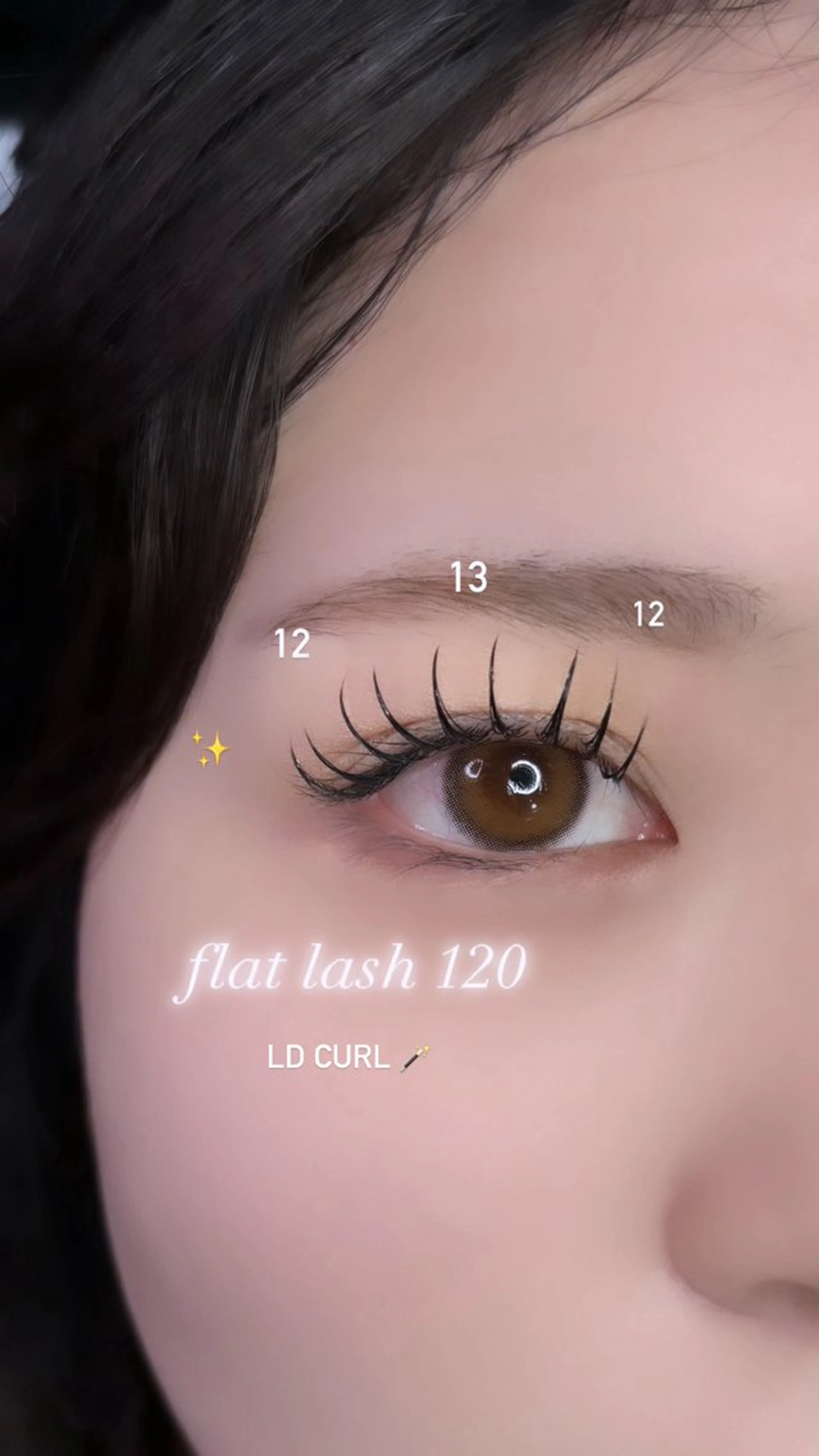 ✨束感マツエク120本✨コーティング仕上げ🎀J.C.D.LC.LDカール🪽の写真