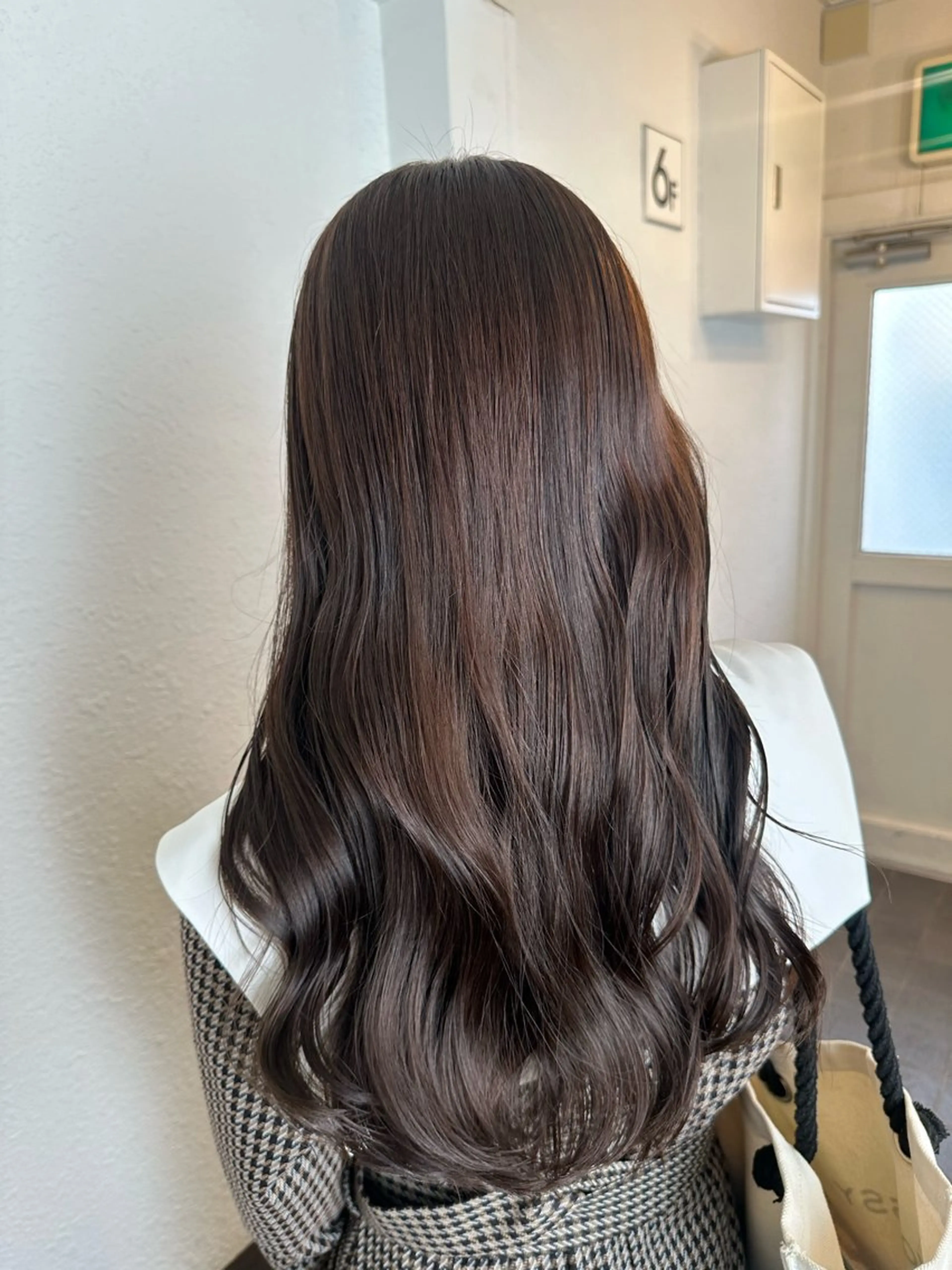 ロング カラー ブリーチ ダブルカラー グレージュ ブリーチなしカラー カット ヘアカラー トリートメント DANY🦋名駅✂︎ 艶髪/透明感カラーのヘアスタイル