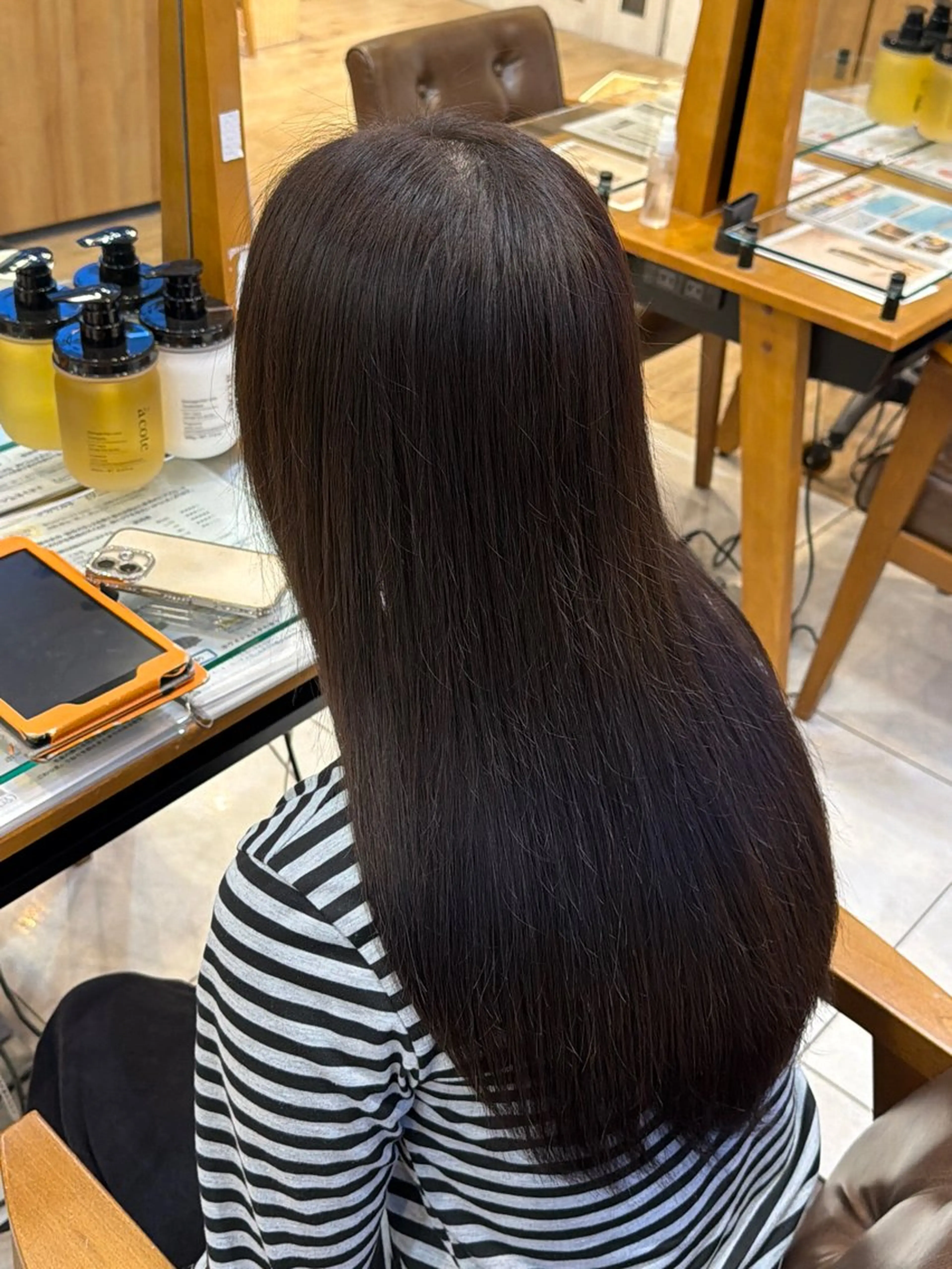ロング カラー 透明感カラー グレージュ ヘアカラー nanae🌷 吉祥寺のヘアスタイル