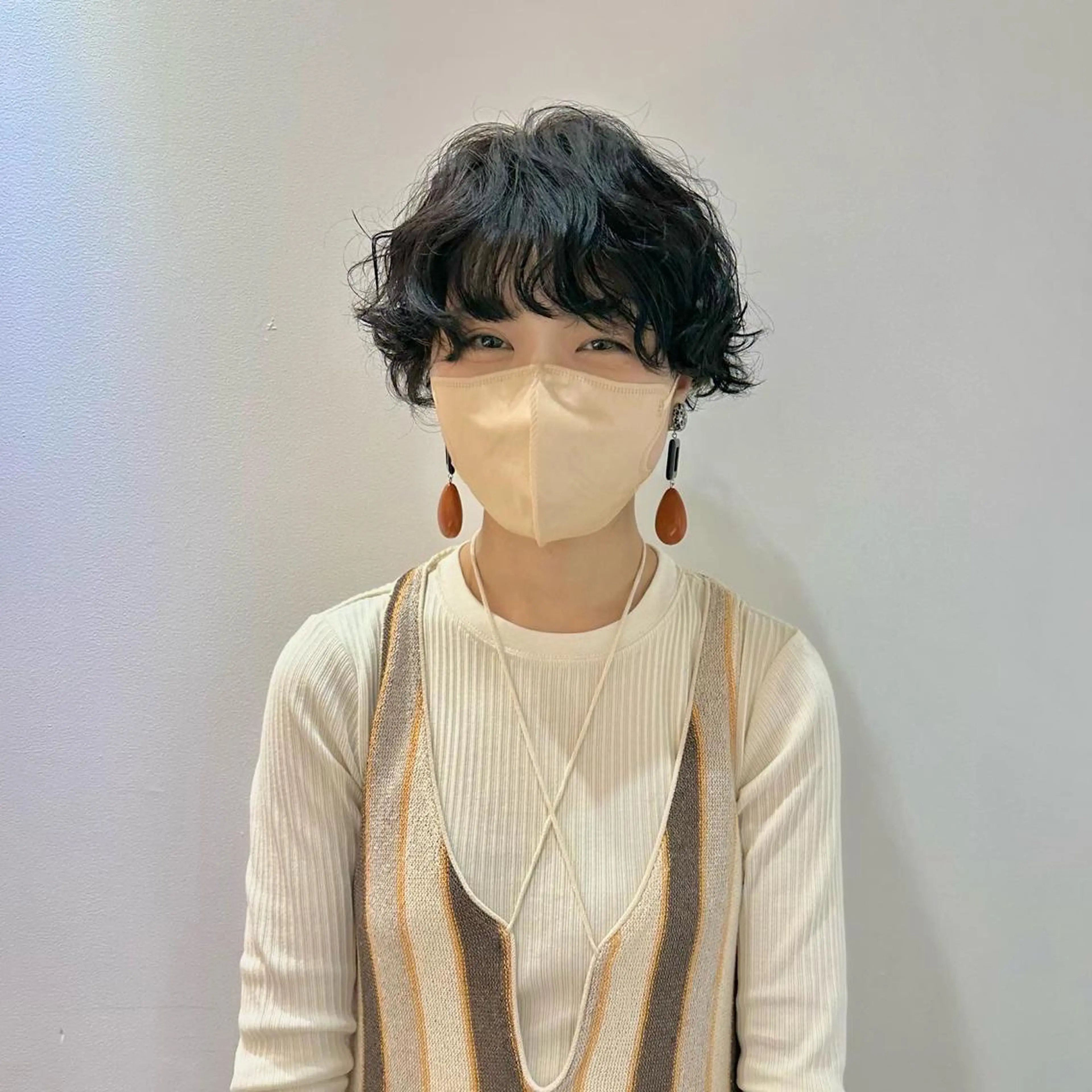 ショート カット パーマ トリートメント 銀座店長🌟 片山雄太のヘアスタイル