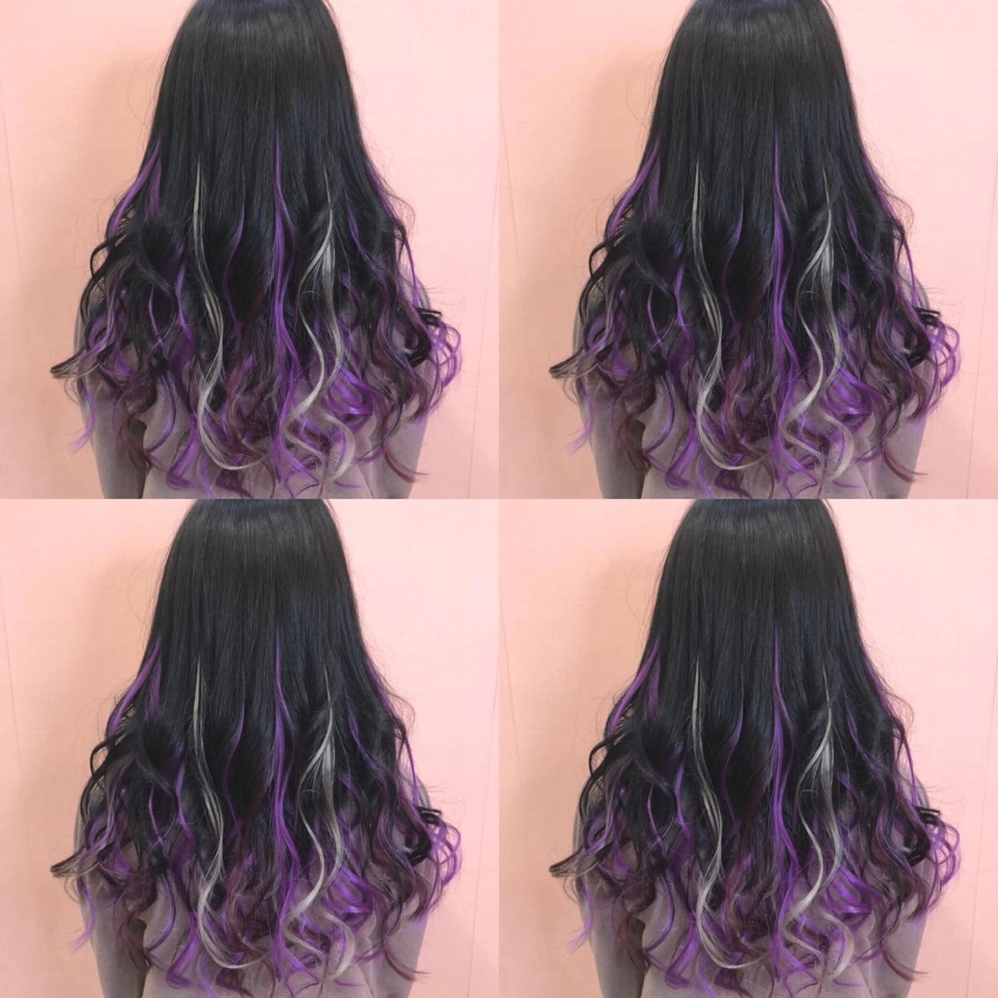 ロング カラー ハイライトカラー パープルカラー ハイライト 🌷MAYU 🌷のヘアスタイル