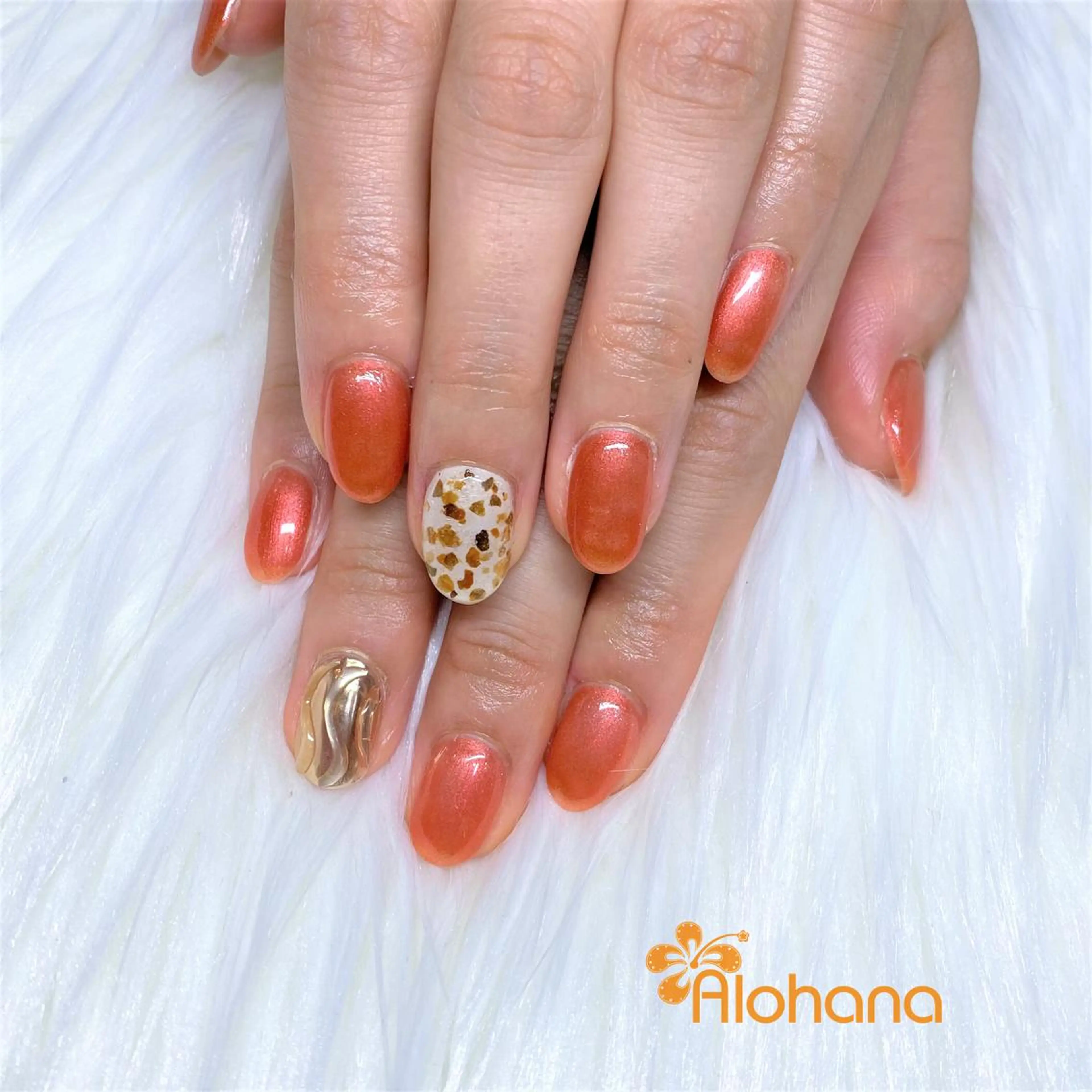 ネイル ハンドネイル Alohana Minaのネイルデザイン