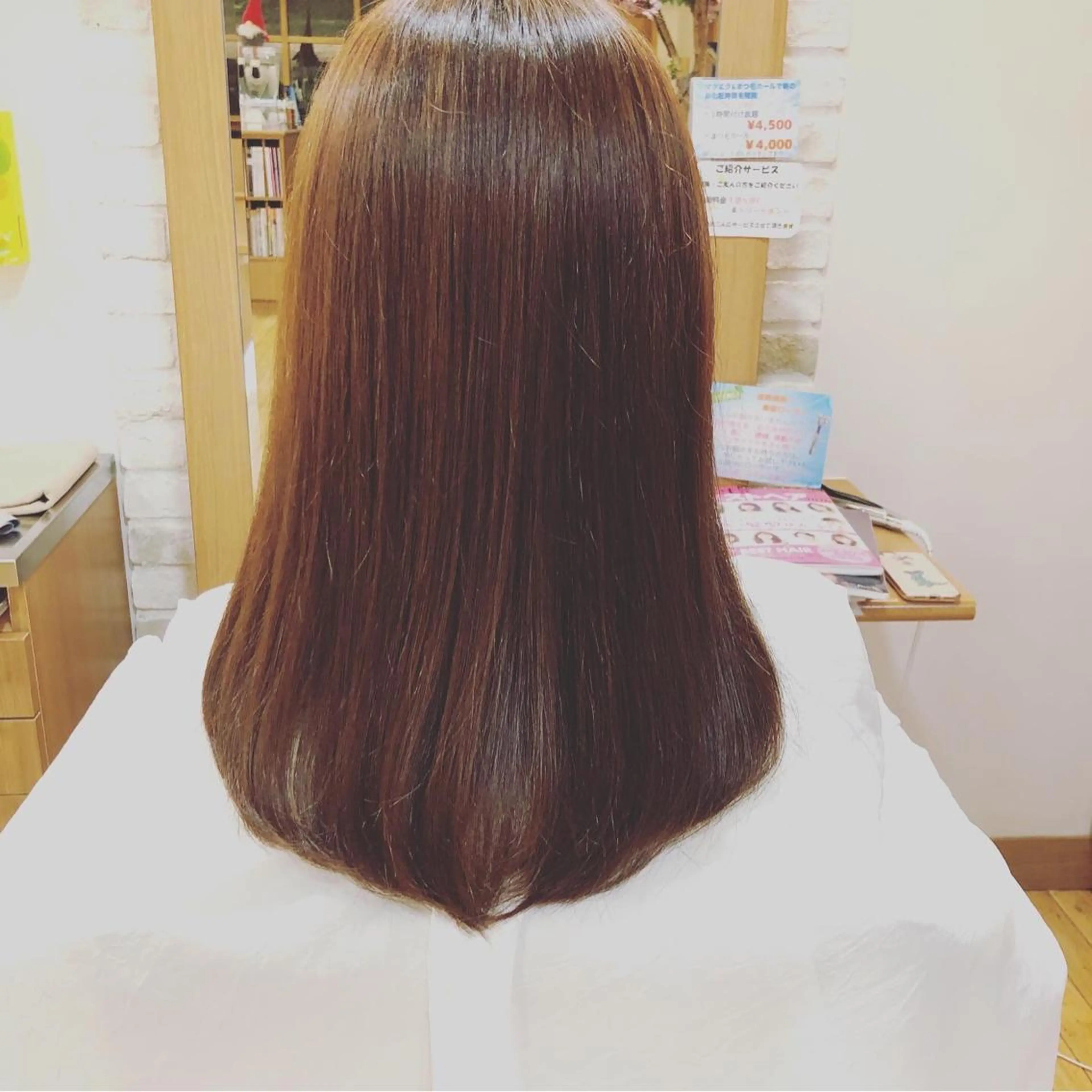 セミロング 小鹿理紗 和光市のヘアスタイル