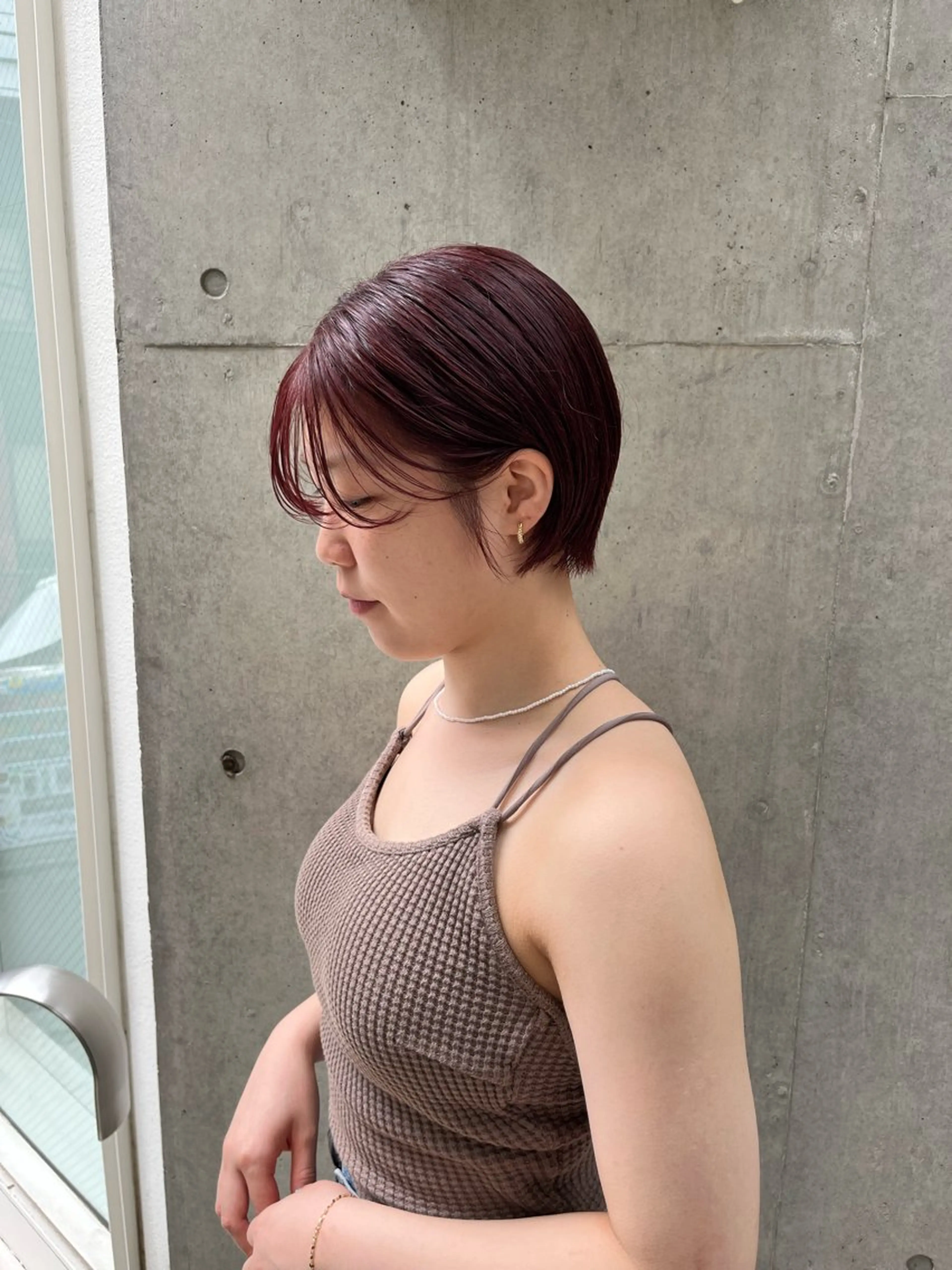 ショート カラー ボブ&艶髪透明感 カラー♡TOMOE♡のヘアスタイル