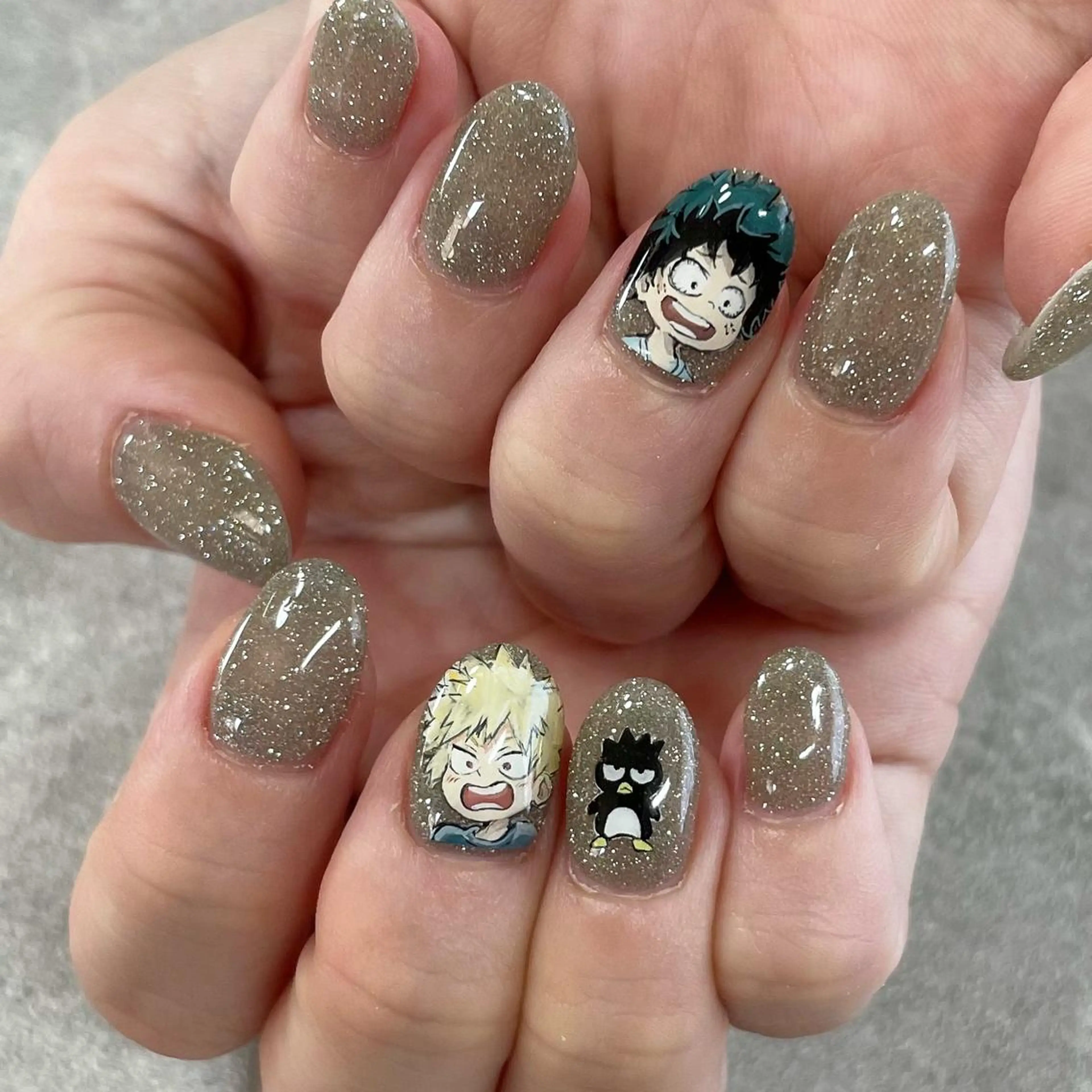 ネイル グリーン 東 千夏のネイルデザイン