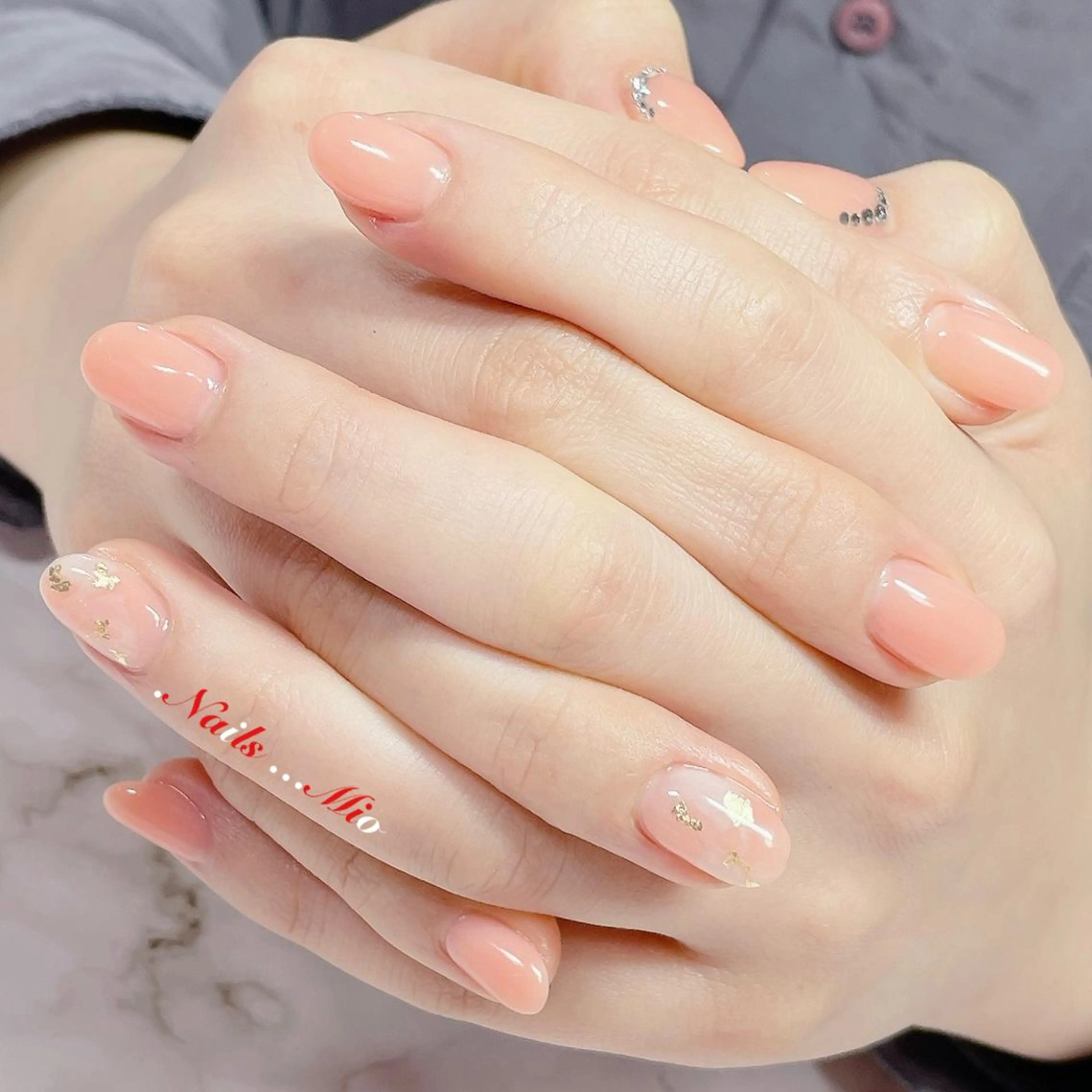 ネイル アートネイル ジェルネイル ワンカラーネイル .Nails Mio 赤羽西ネイルサロンのネイルデザイン