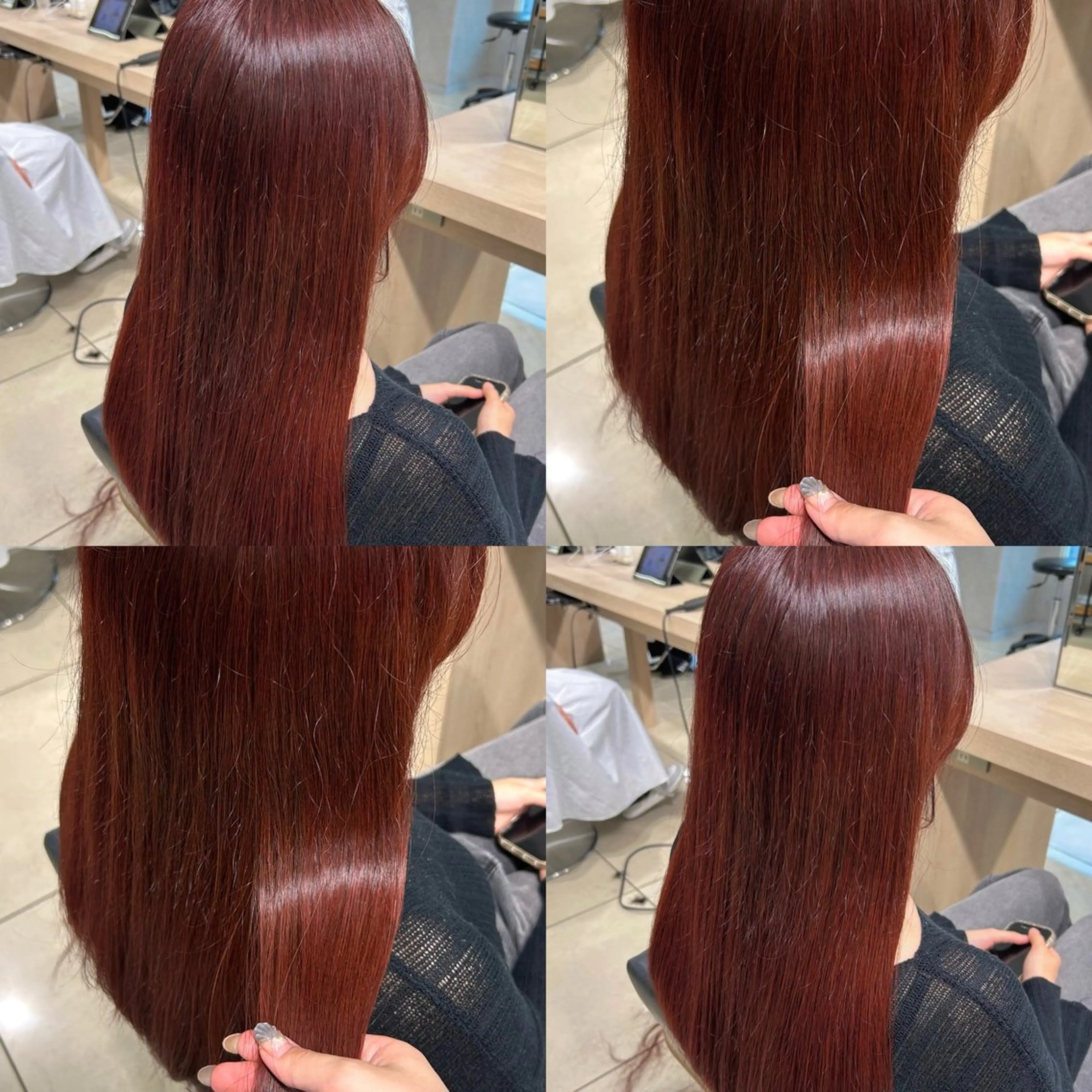 【ナチュラル艶髪に✨】🩵ワンカラー＋ケアトリートメント＋💇‍♀️カットの写真