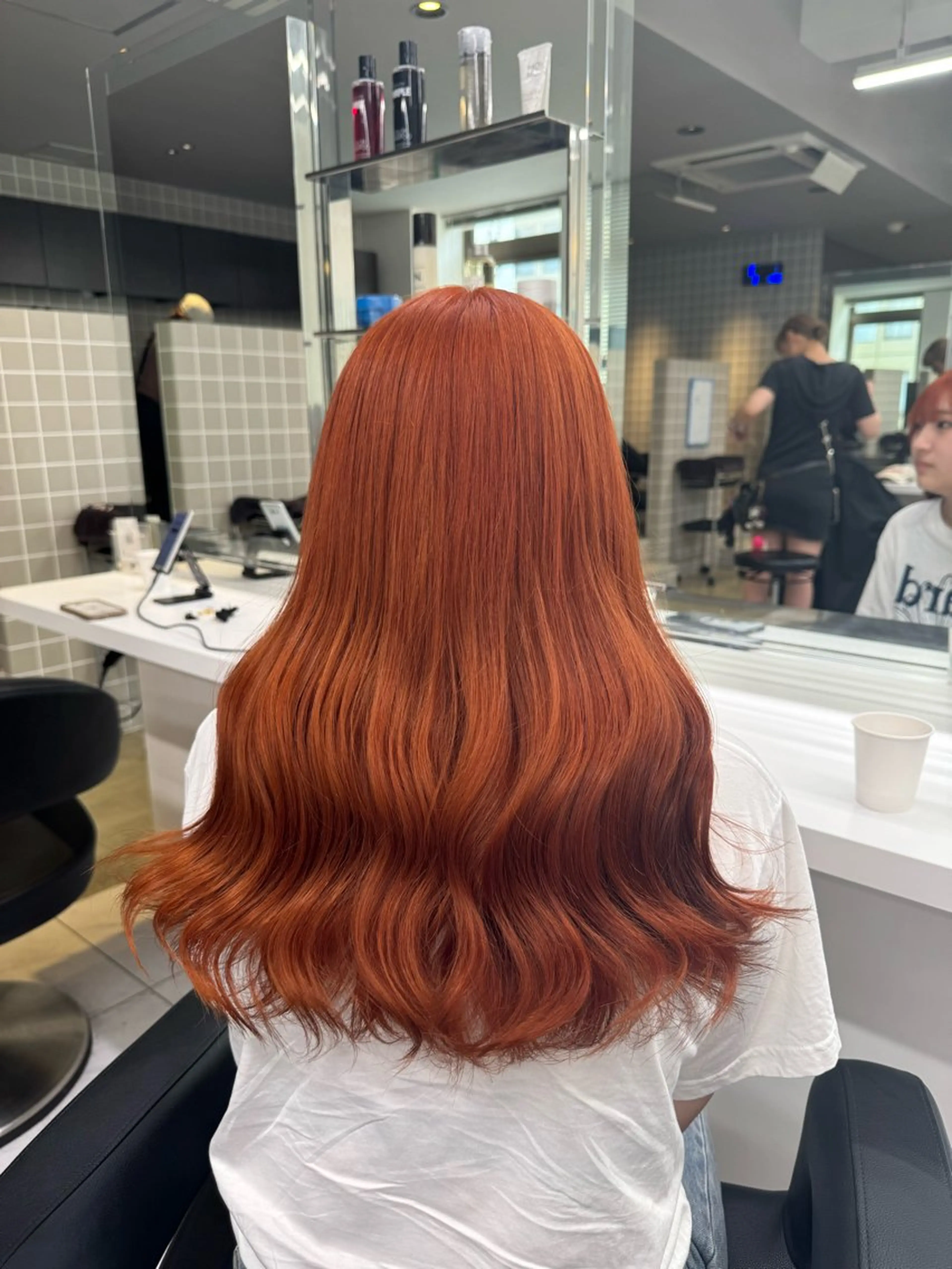 ロング カラー パーマ ヘアアレンジ メンズ キッズ 韓国系🇰🇷🩶 艶暗髪/MEIのヘアスタイル