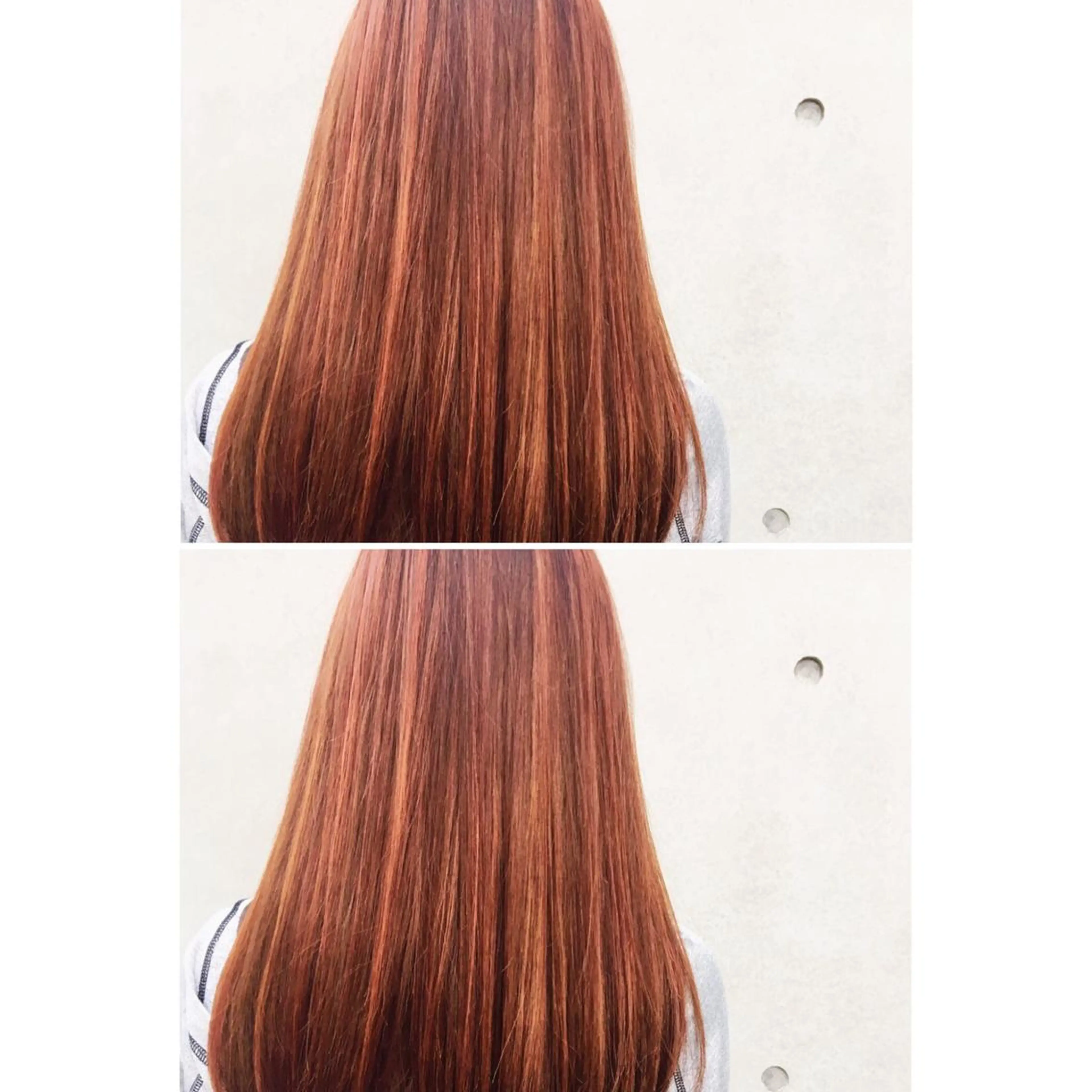 セミロング カラー ハイライトカラー ピンクカラー ハイライト 【美髪とカット】 AKIFUMIのヘアスタイル