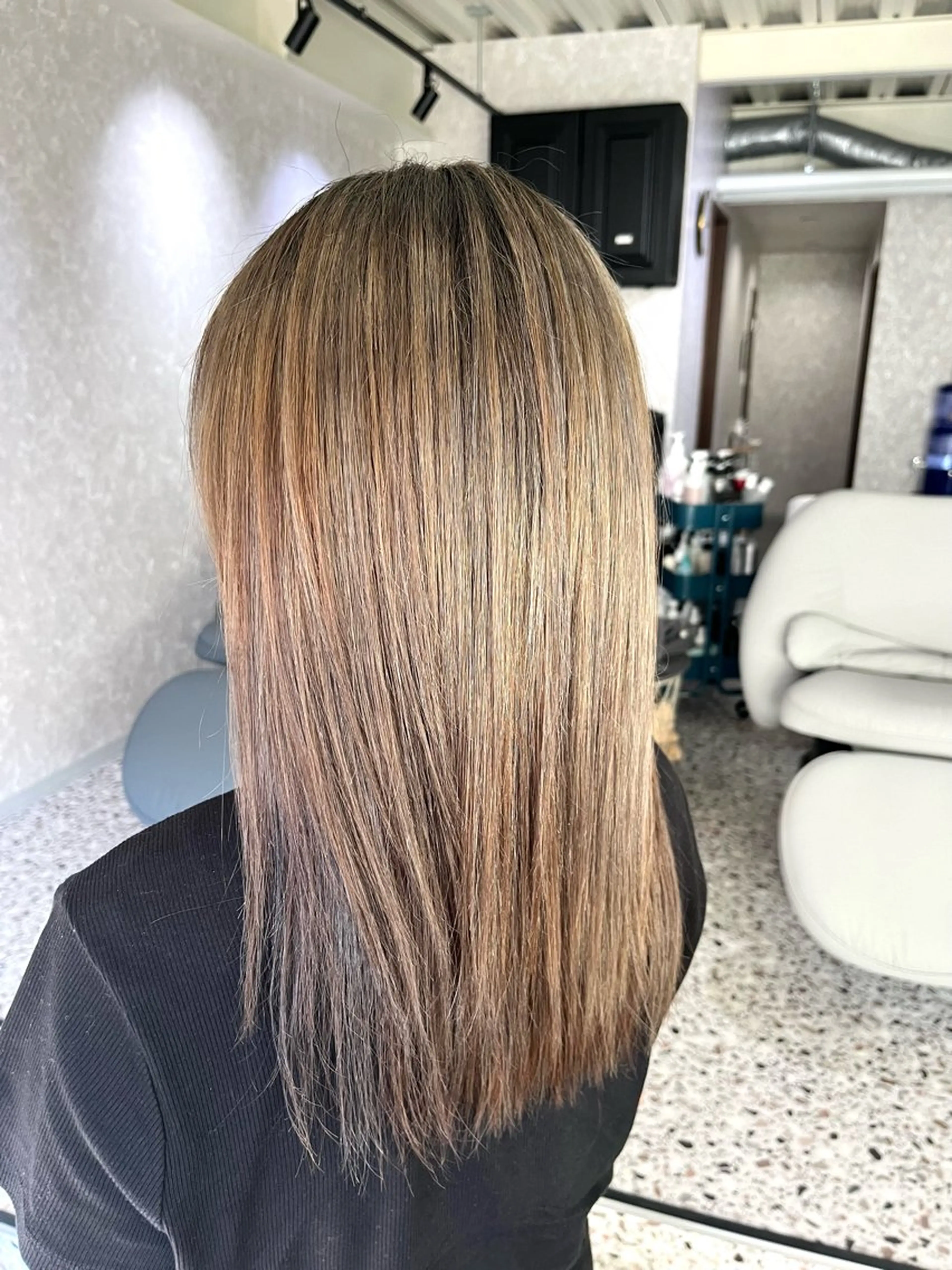 セミロング ヘアカラー 池田 真衣のヘアスタイル