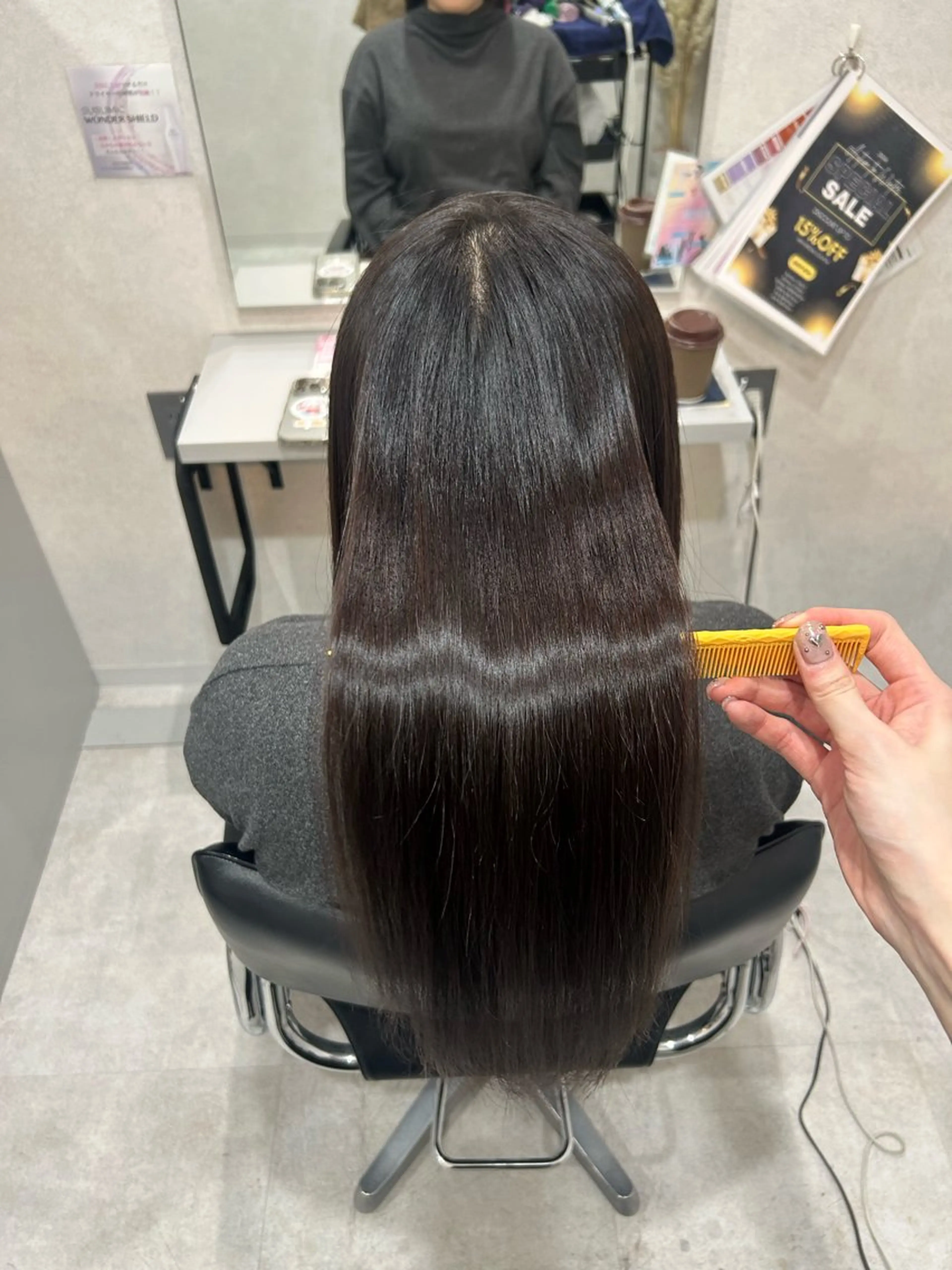 ロング トリートメント トリートメント 柔らかい縮毛矯正/ ボブ/北林のヘアスタイル