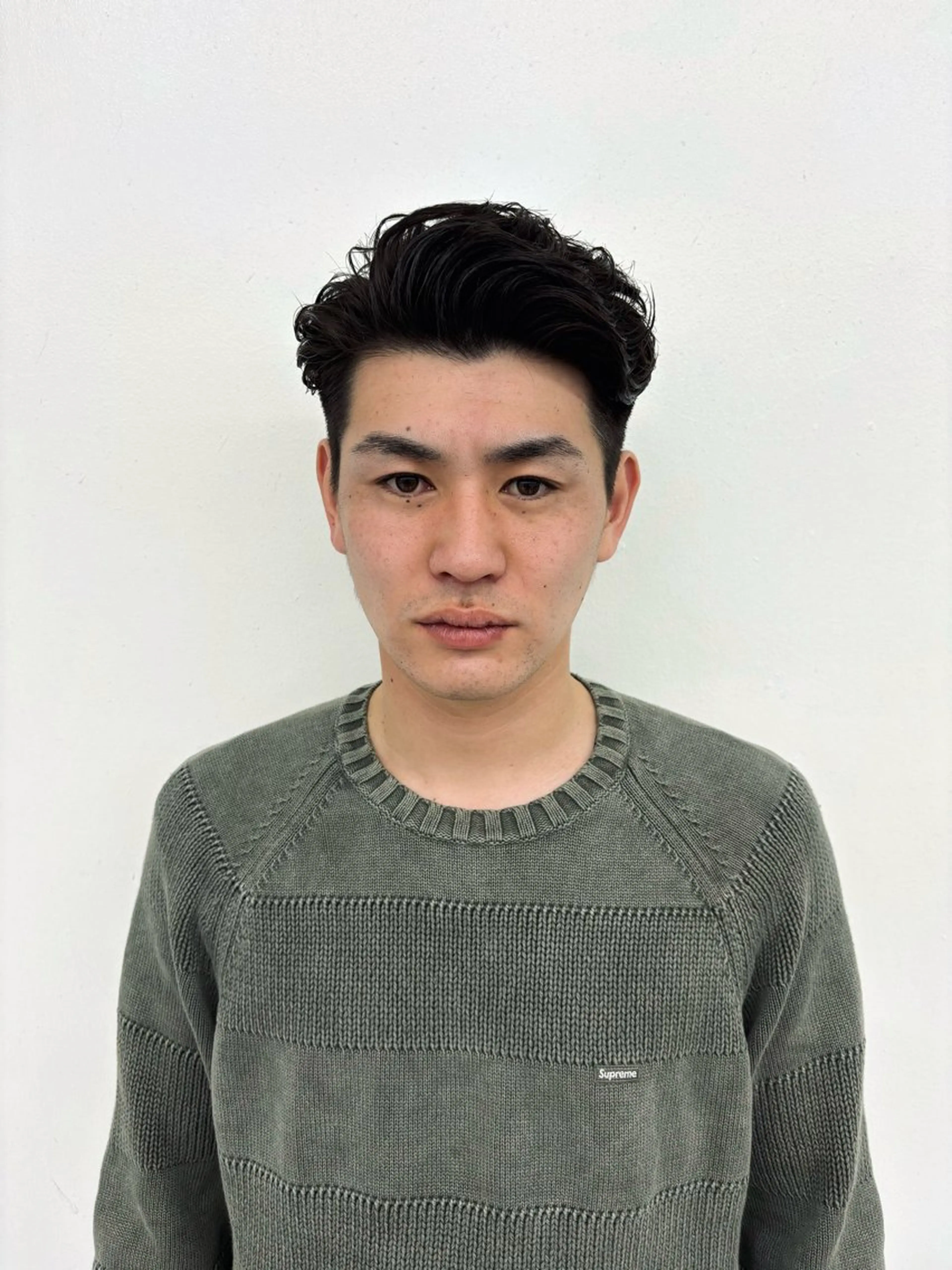 パーマ メンズ カット パーマ スパイキーパーマ 柏NO1 藤本葉のヘアスタイル