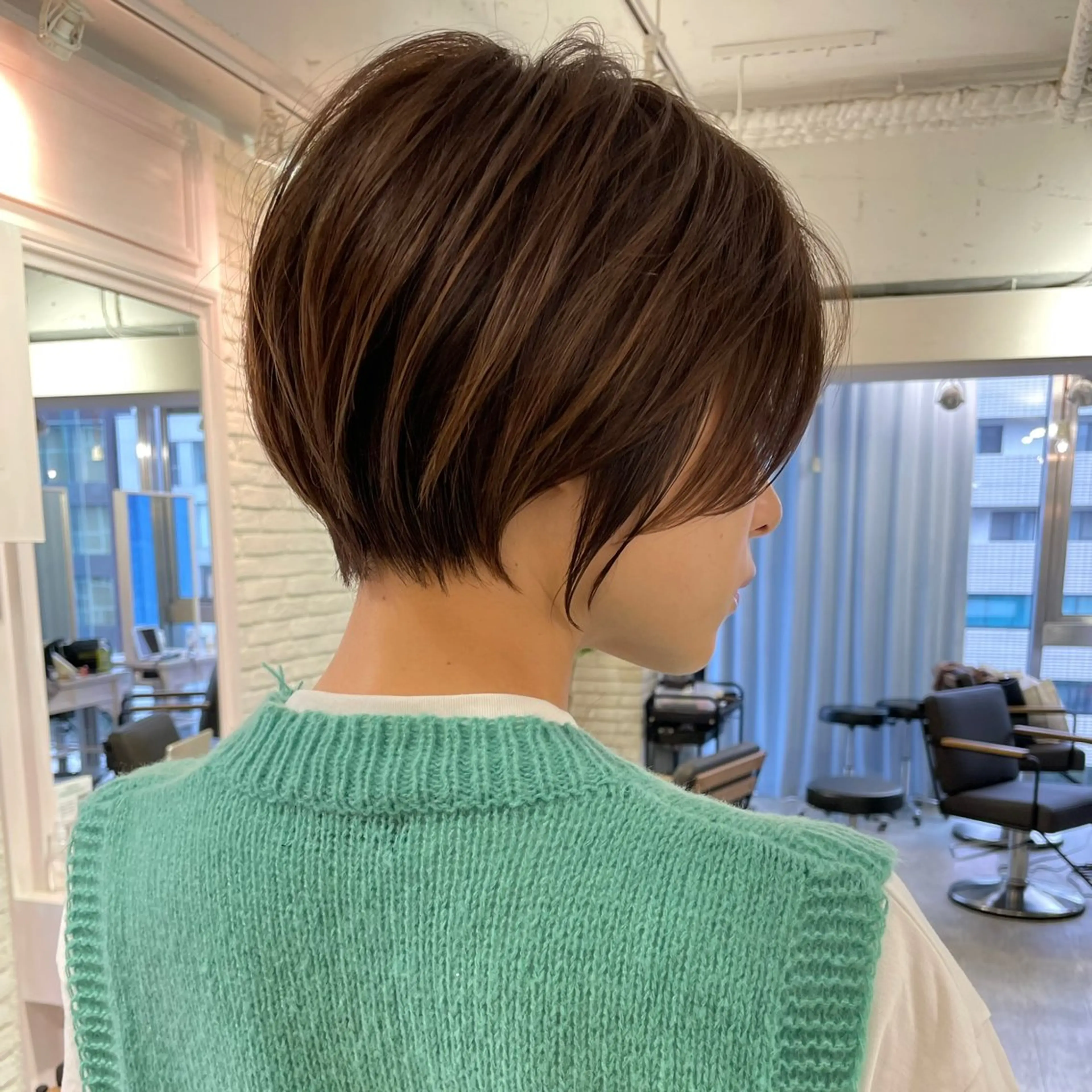 ショート ショートヘア VIVIE 福岡天神店のヘアスタイル