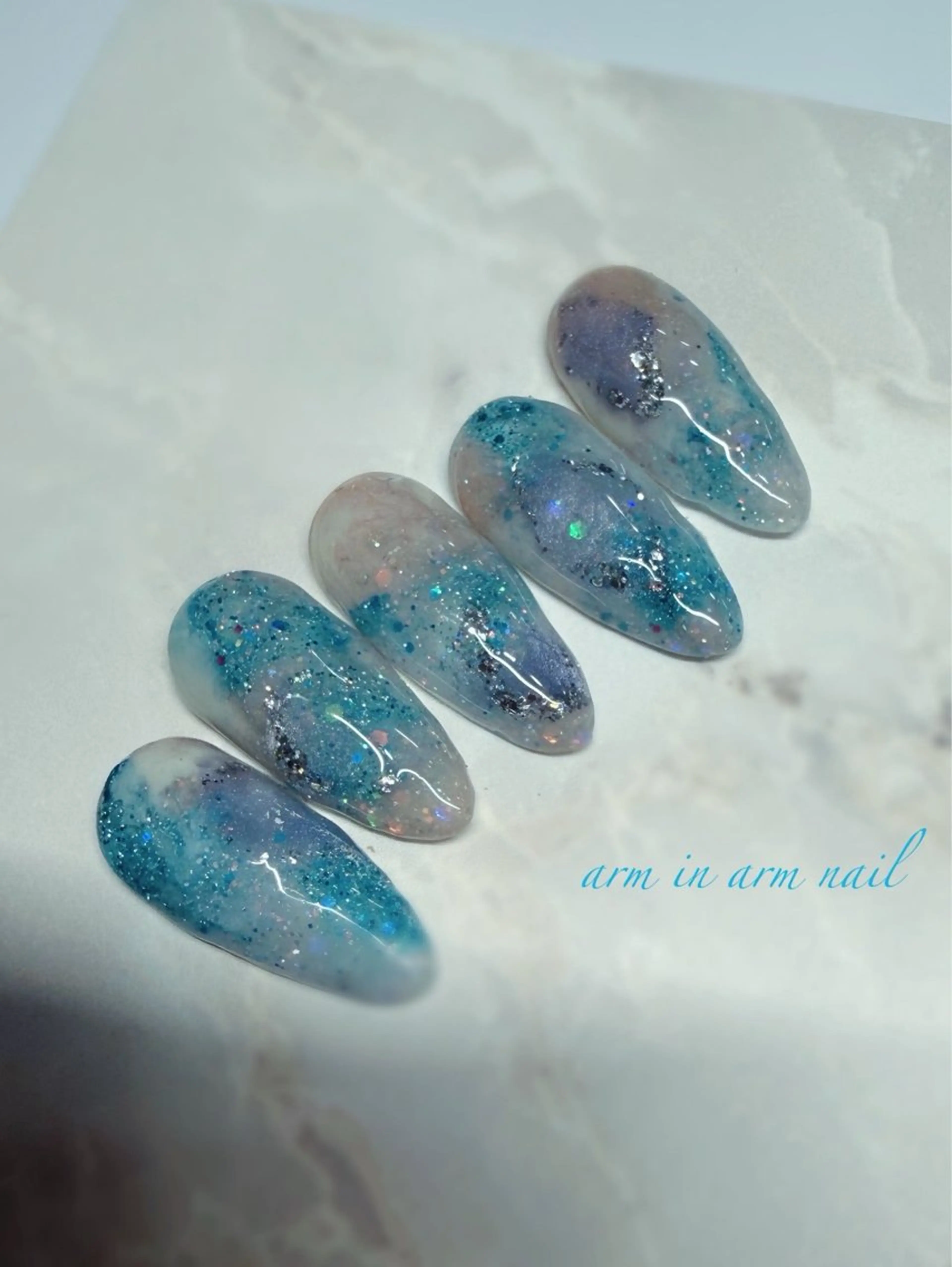 ネイル arm in arm ︎✿Yamamotoのマツエク・マツパデザイン